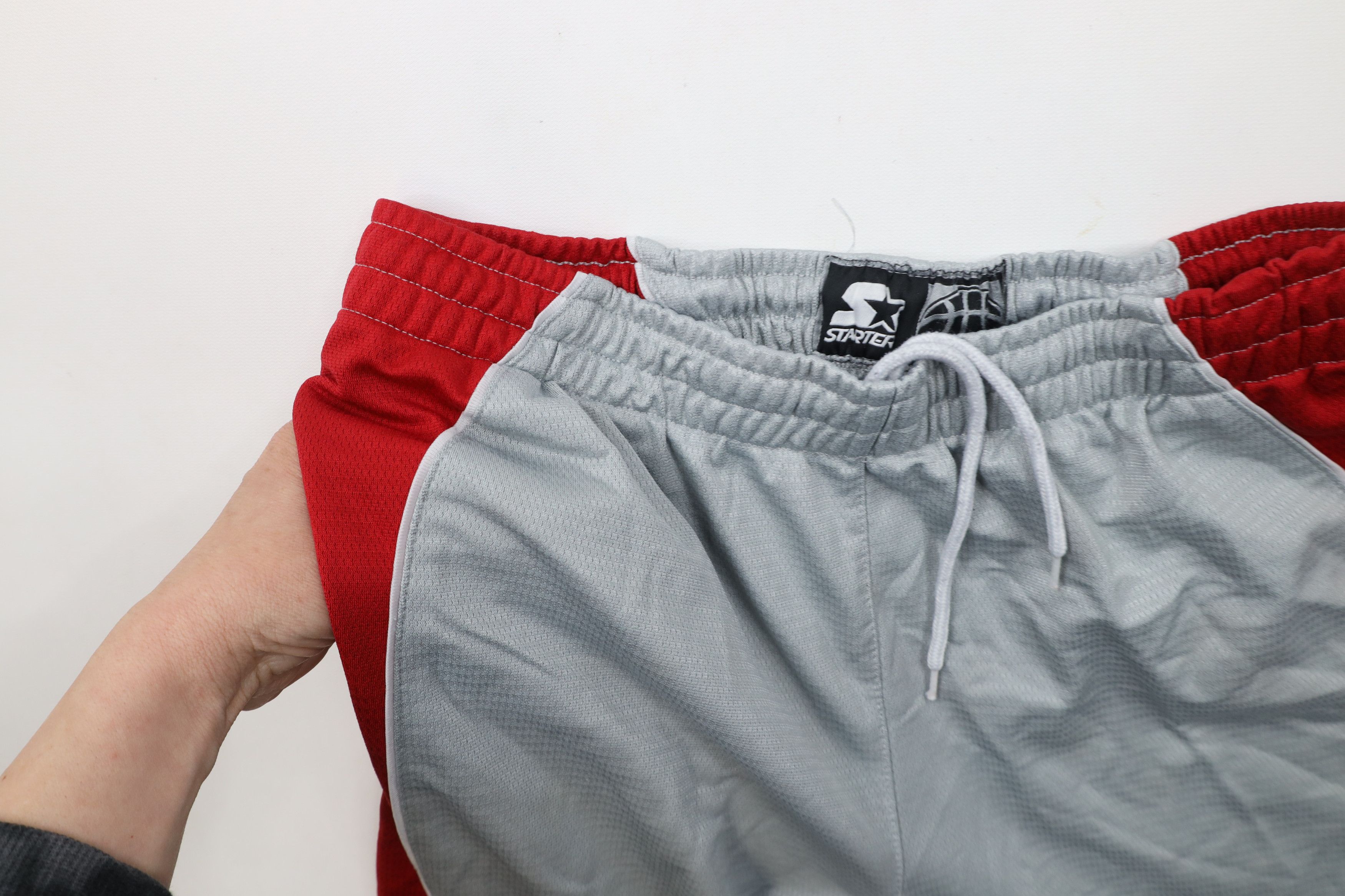 Starter × Vintage Vintage 90s Starter Knit Wide Leg Sweatpants Pants Gray Size US 36 / EU 52 - 7 Thumbnail