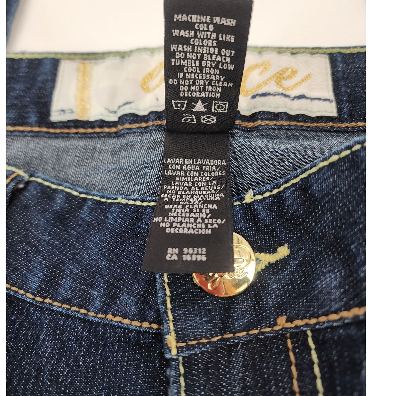 Enyce Y2K Enyce Dark Wash Embroidered Denim Jeans Women’s Size 11 Size 30" / US 8 / IT 44 - 10 Thumbnail