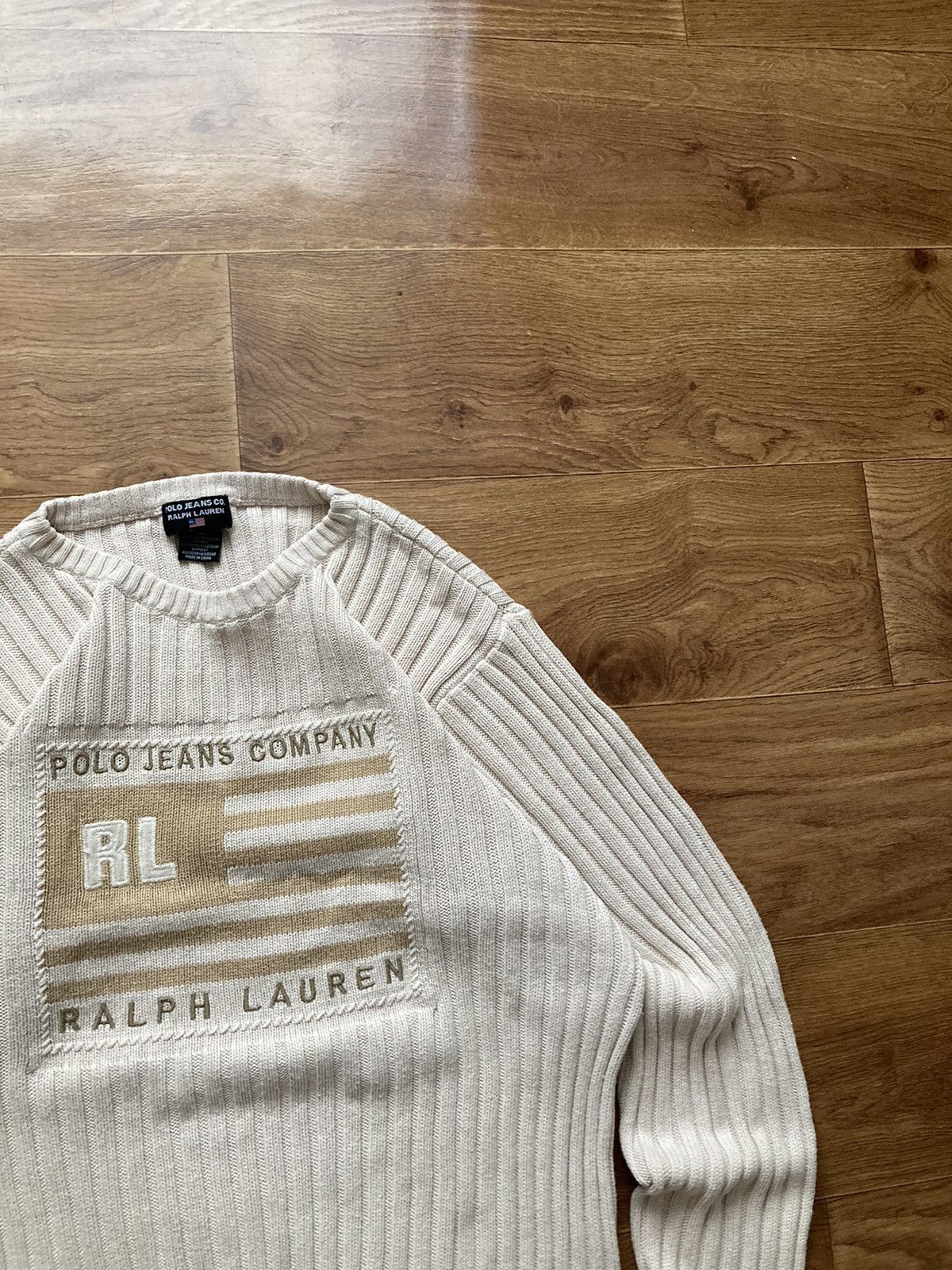 Other Vintage 90’s polo jeans Ralph Lauren ribbed sweater L y2k Size US L / EU 52-54 / 3 - 4 Thumbnail