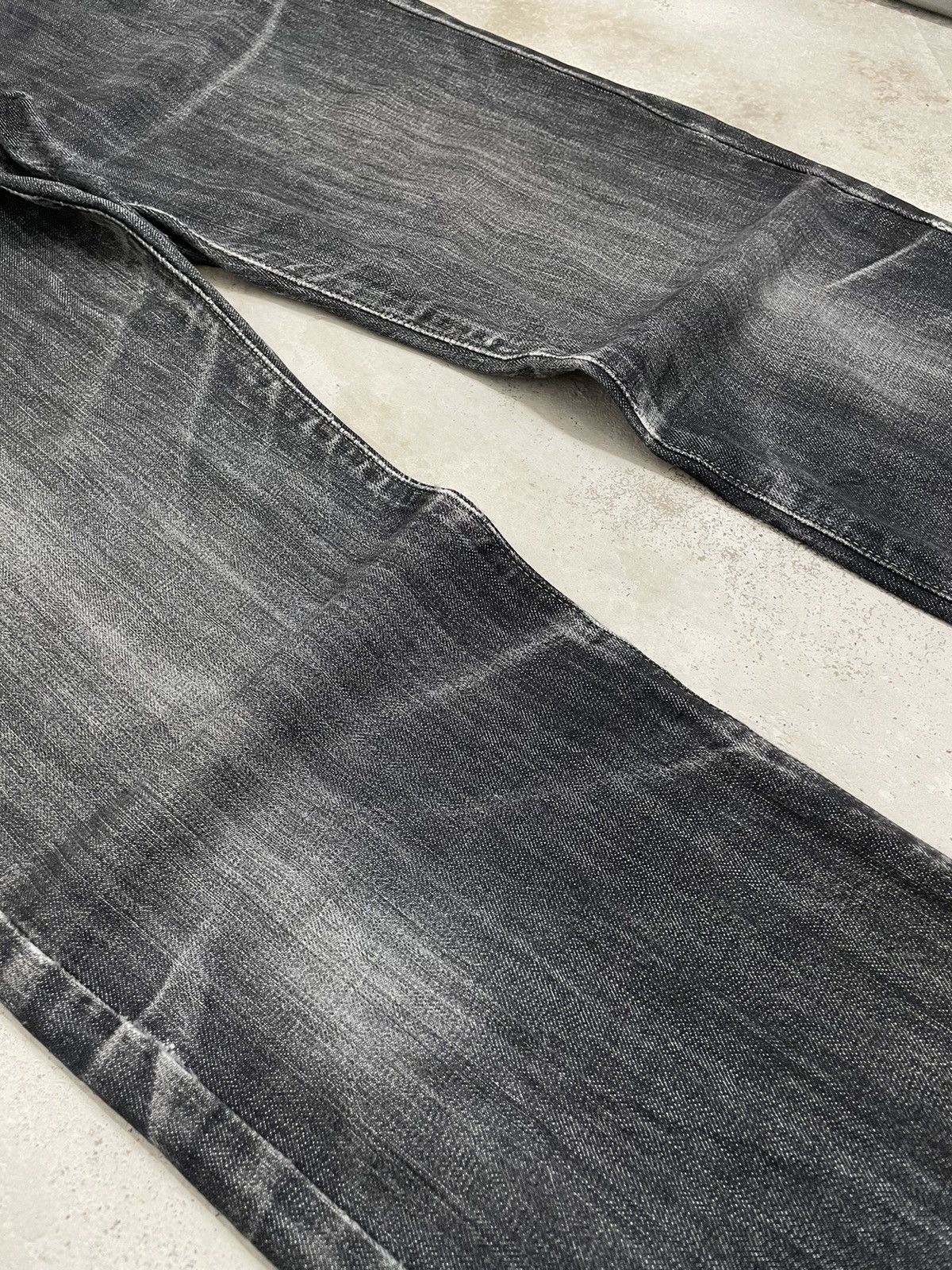 Edwin × Japanese Brand Edwin 403 International Basic Black Washed Distressed Denim Size US 32 / EU 48 - 7 Thumbnail