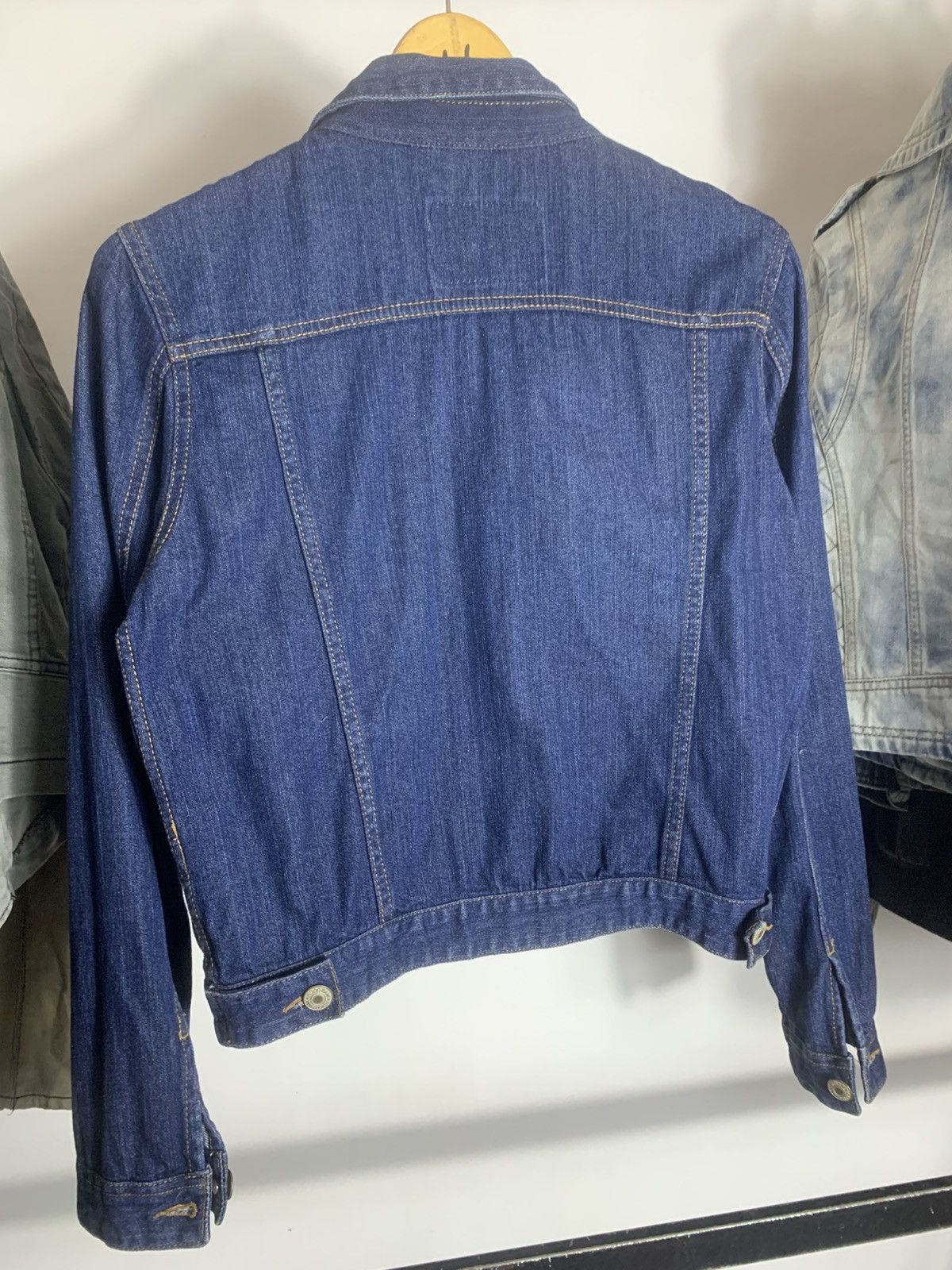 Vintage Indigobank Jeans Jacket Size US S / EU 44-46 / 1 - 8 Thumbnail