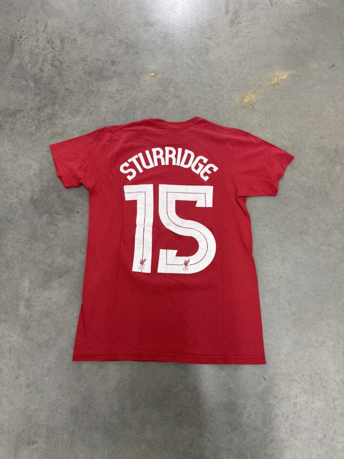 Adidas Liverpool FC Daniel Sturridge Soccer Player T Shirt Red S Size US S / EU 44-46 / 1 - 2 Thumbnail