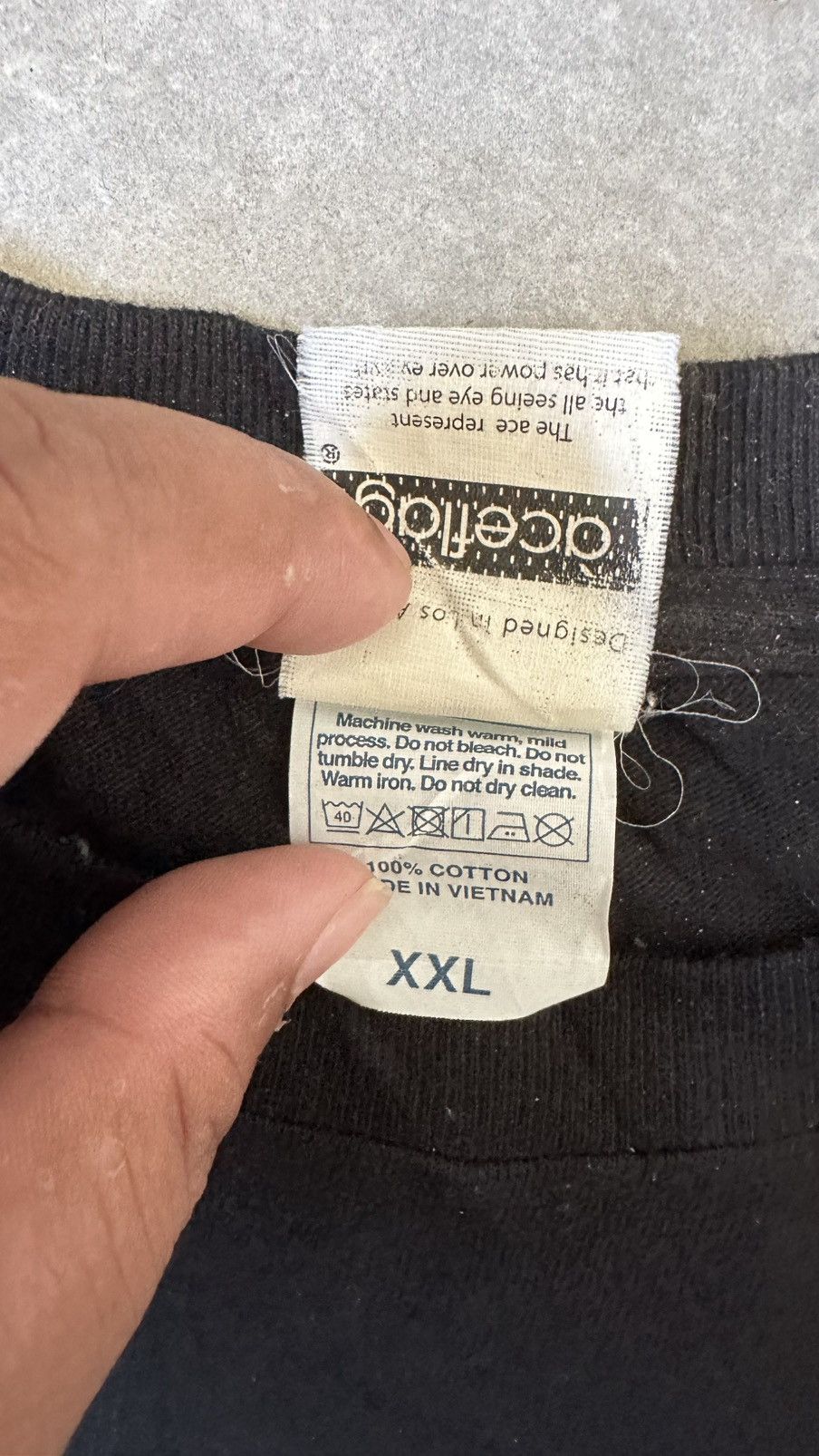 Vintage VINTAGE ACEFLAG TEE Size US L / EU 52-54 / 3 - 5 Thumbnail