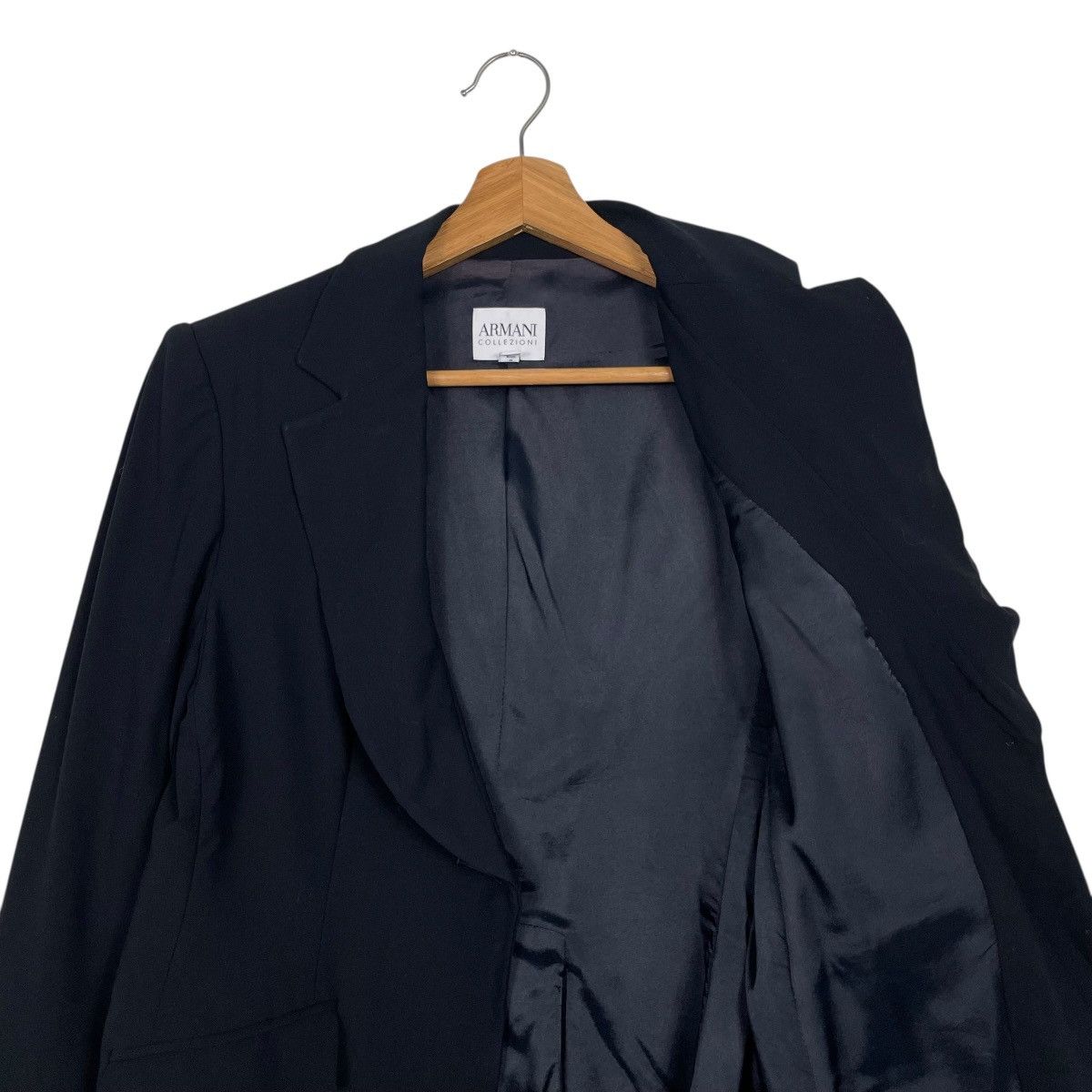 Armani Collezioni Armani Collezioni Women Wool Jacket Size XS / US 0-2 / IT 36-38 - 10 Thumbnail