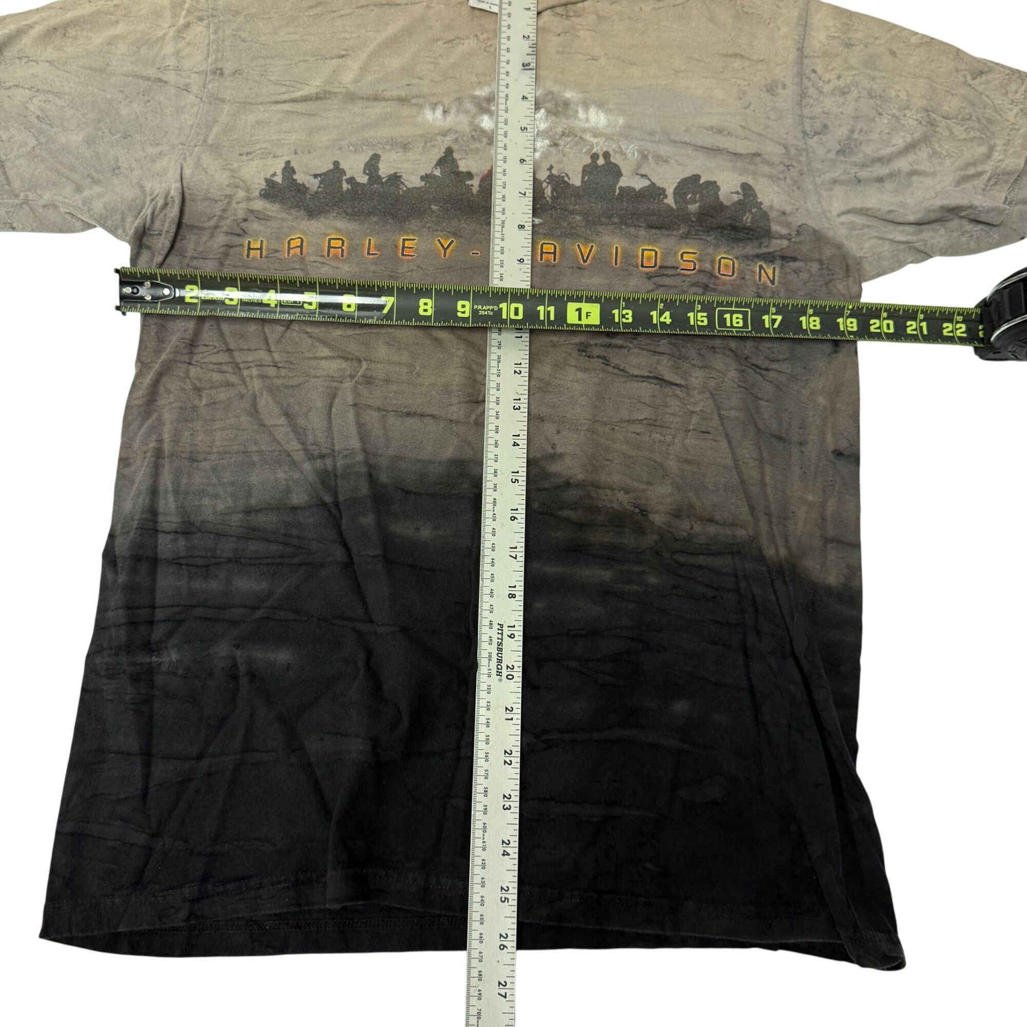 Harley Davidson H-D Surdyke MI CATTLE DRIVE WOLF In The MIST Biker T Shirt L Size US L / EU 52-54 / 3 - 7 Thumbnail