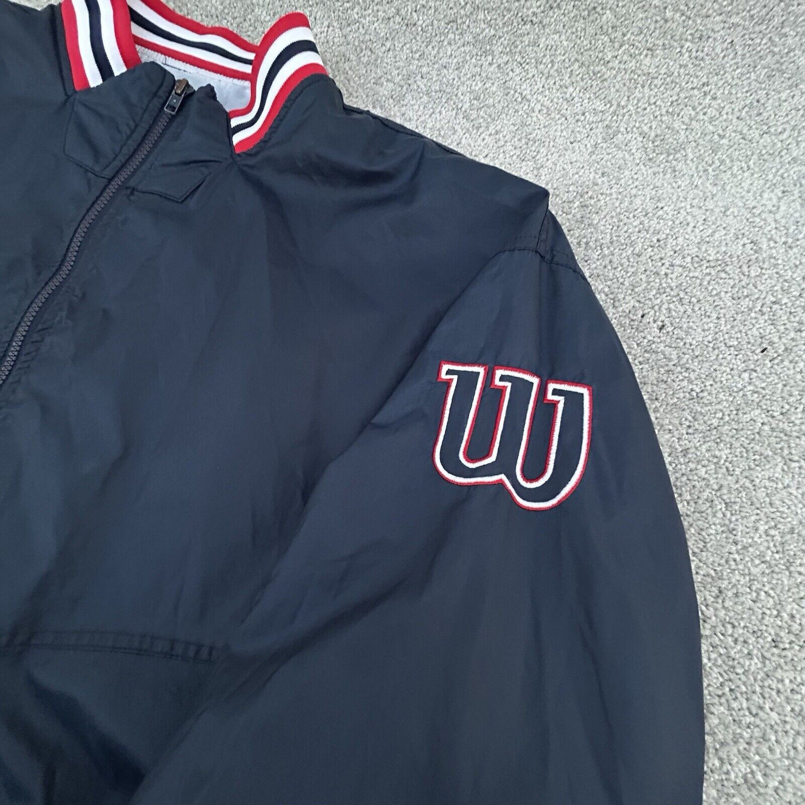 Wilson Vintage Wilson Jacket Adult XXL 1/2 Zip Windbreaker Baseball Size US XXL / EU 58 / 5 - 3 Thumbnail