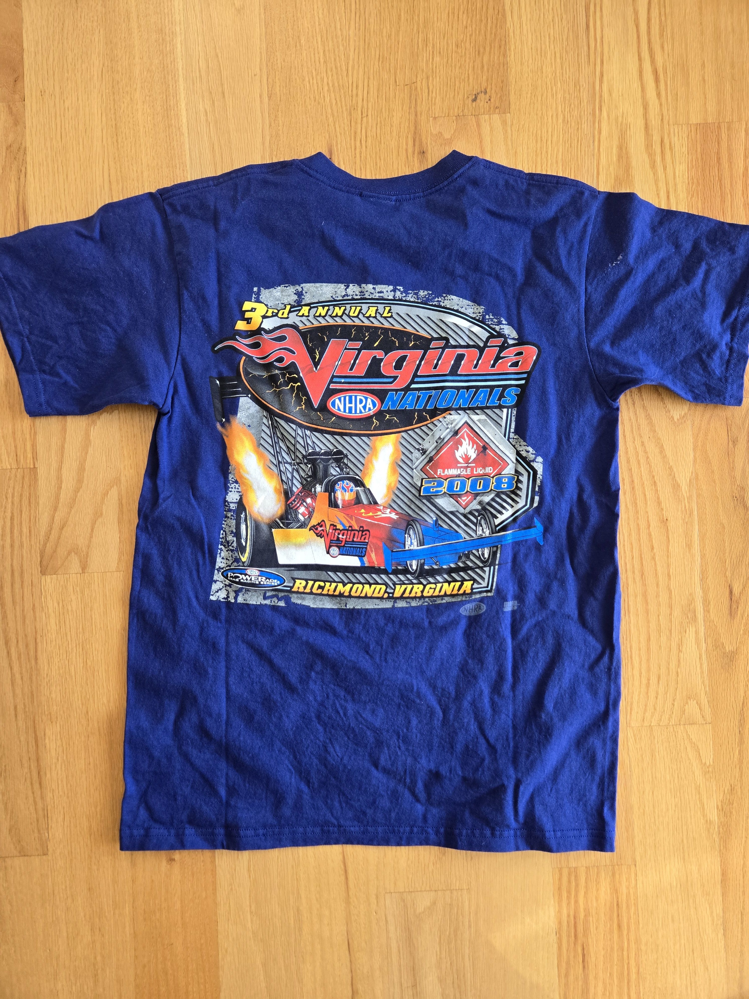 Anvil Vintage 2008 NHRA Hot Rod Virginia Nationals Size US M / EU 48-50 / 2 - 6 Thumbnail
