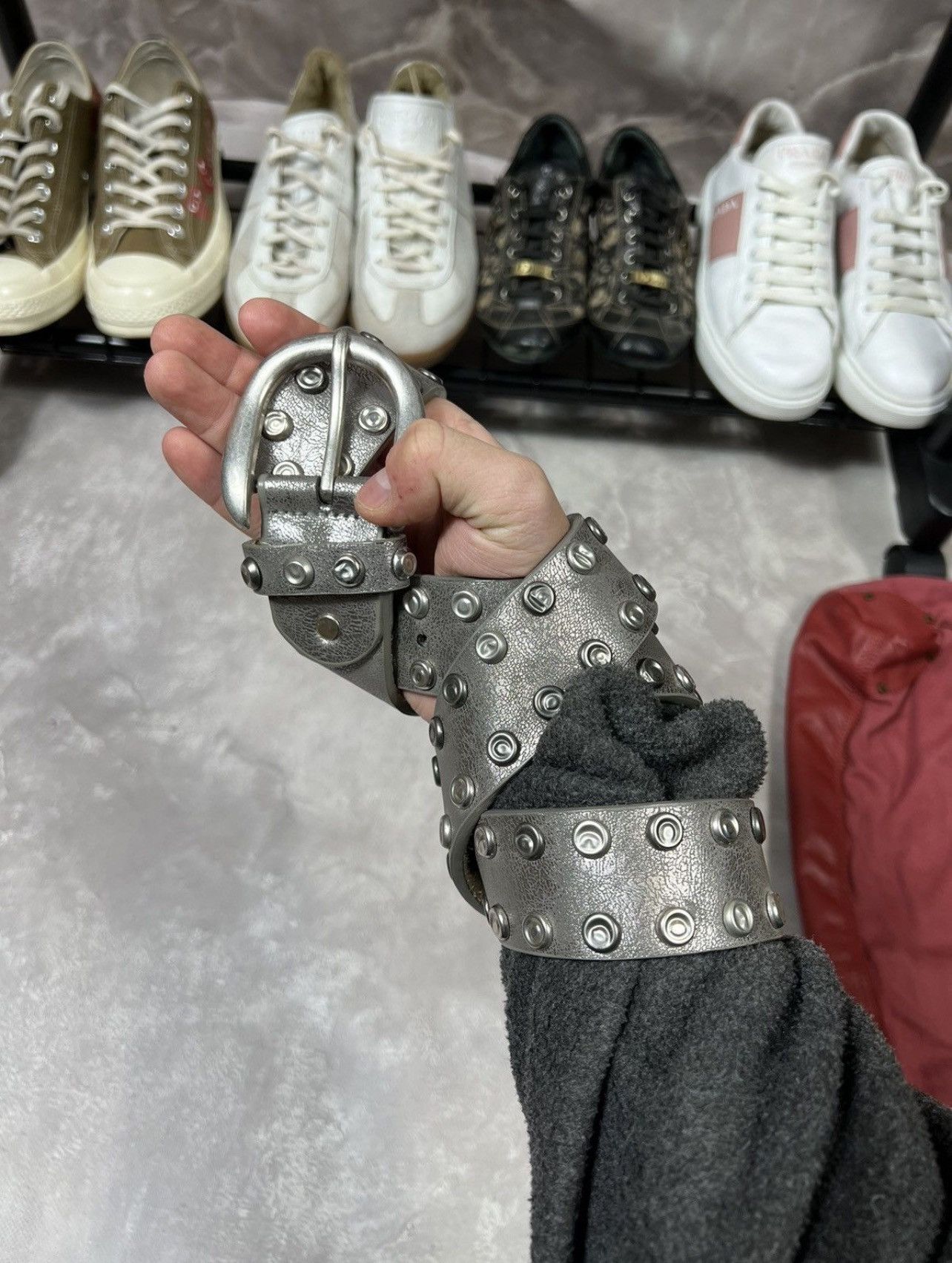 Japanese Brand × Vintage Vintage Diesel Style Metal Punk Belt Size ONE SIZE - 2 Thumbnail