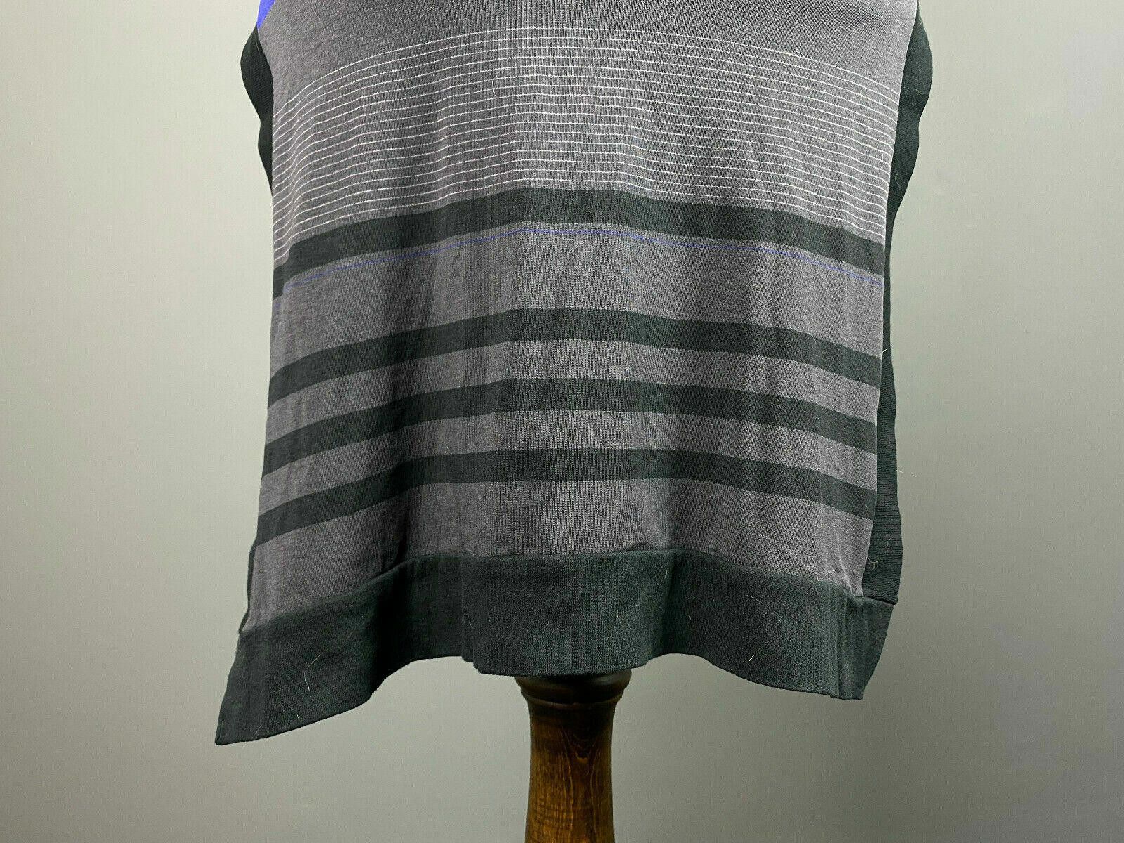 Designer Cop Cpopine Monsera Grey Stripe 3/4 Sleeve Dress Size 1 Size M / US 6-8 / IT 42-44 - 7 Thumbnail