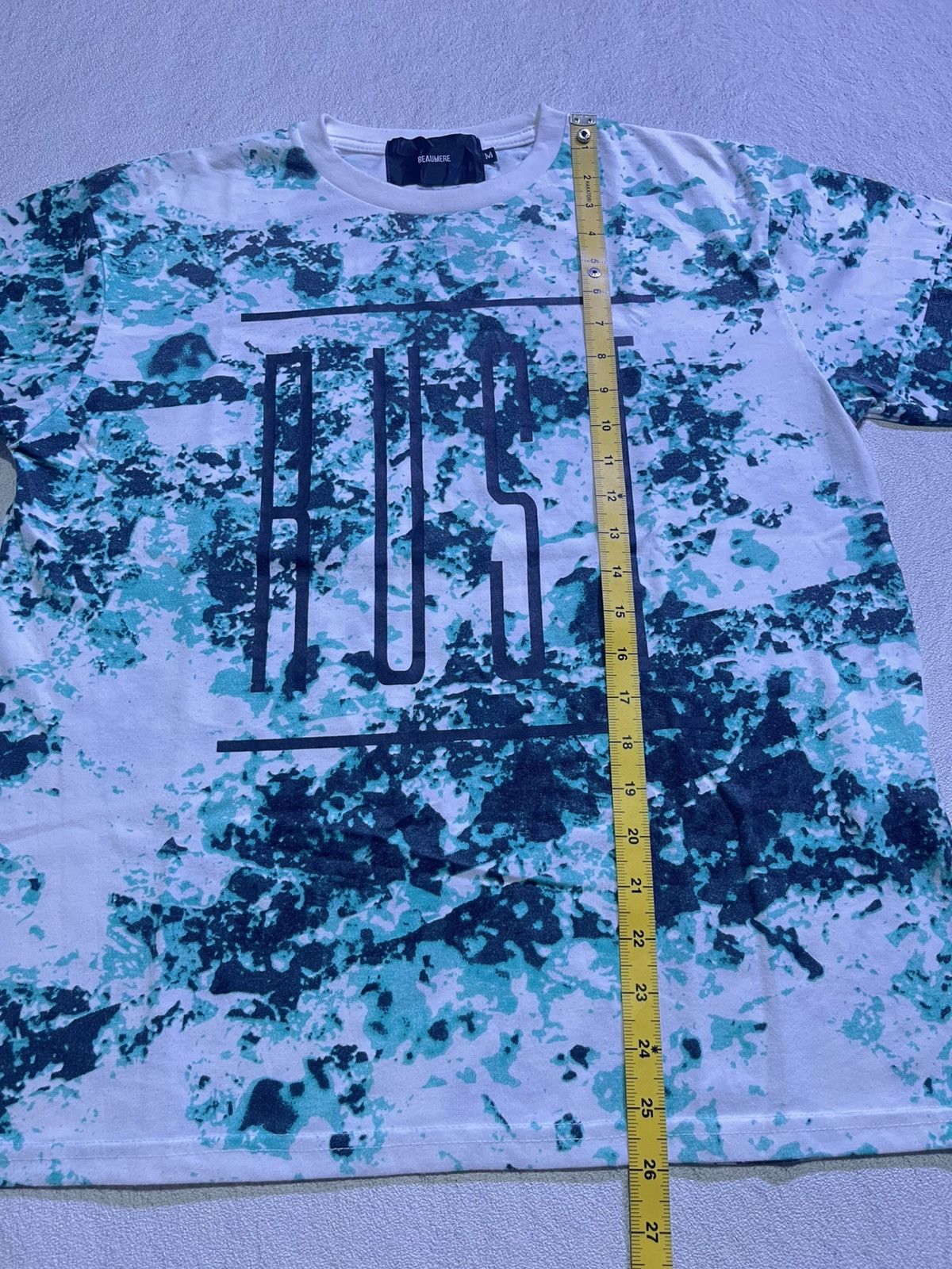 Japanese Brand Y2K BEAUMERE short sleeve tshirt tiedye motif Size US M / EU 48-50 / 2 - 6 Thumbnail