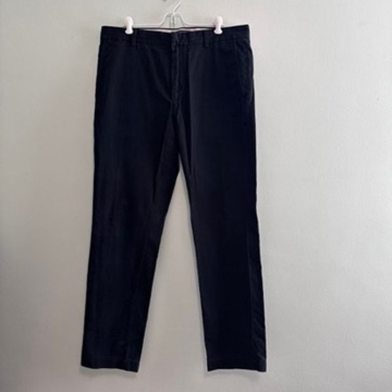 Banana Republic Banana Republic navy Fulton chino pants size 35 Size US 35 - 2 Thumbnail