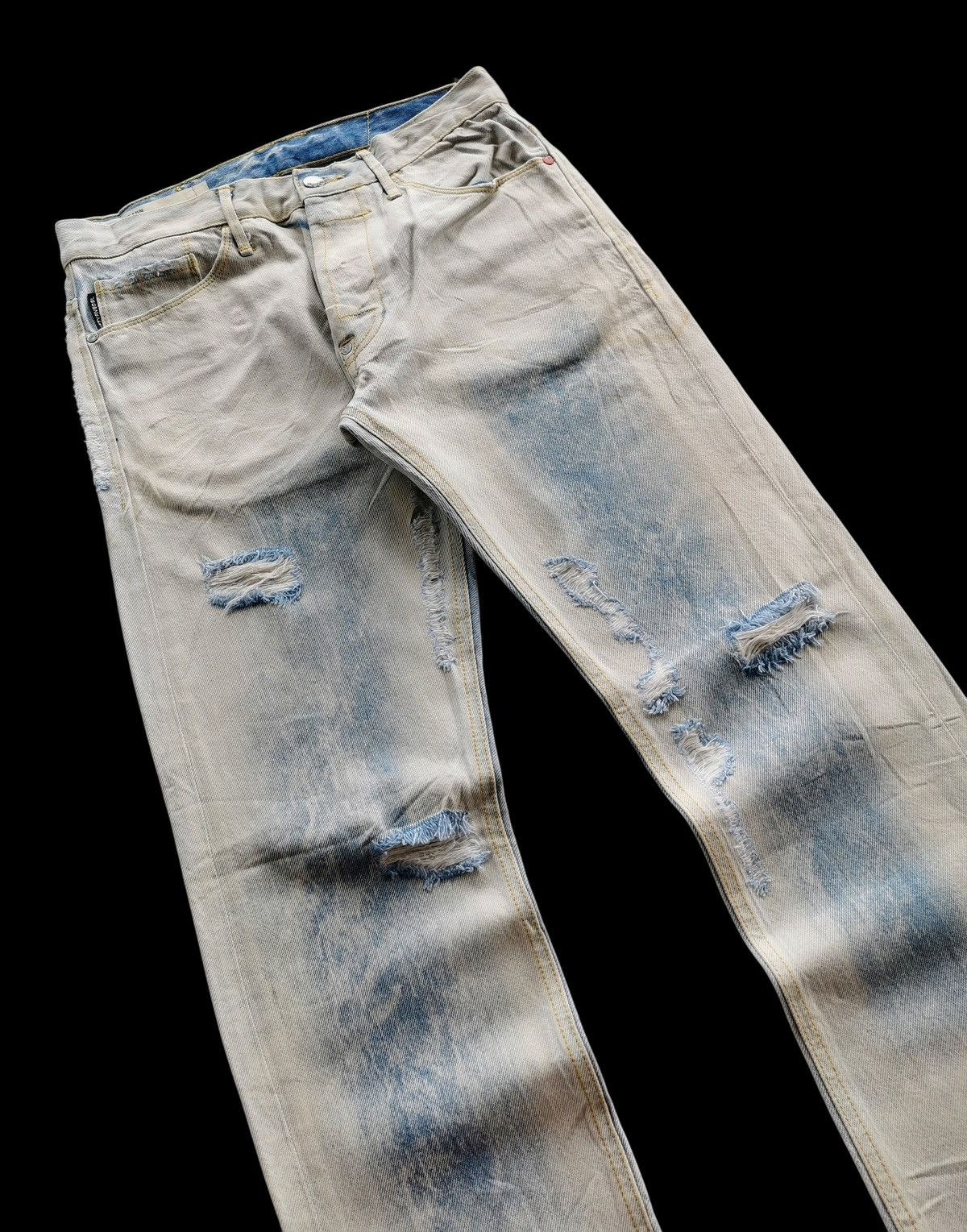 Diesel Diesel Mod Pearn SlimFit Jeans Vintage Mud Faded Wash Denim Size US 29 - 7 Thumbnail