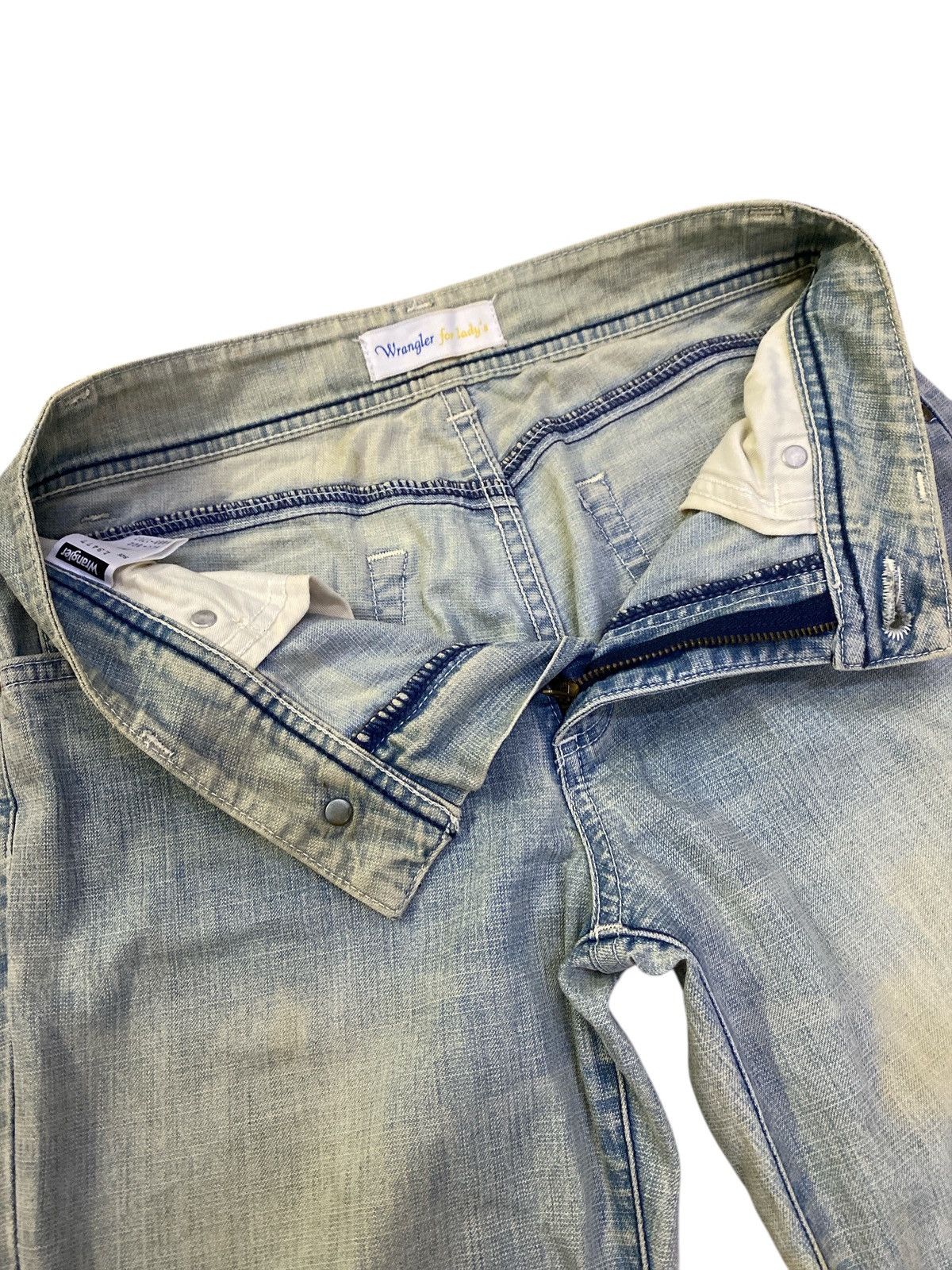 Vintage × Wrangler Vintage Wrangler Flared Denim Size 28" / US 6 / IT 42 - 7 Thumbnail