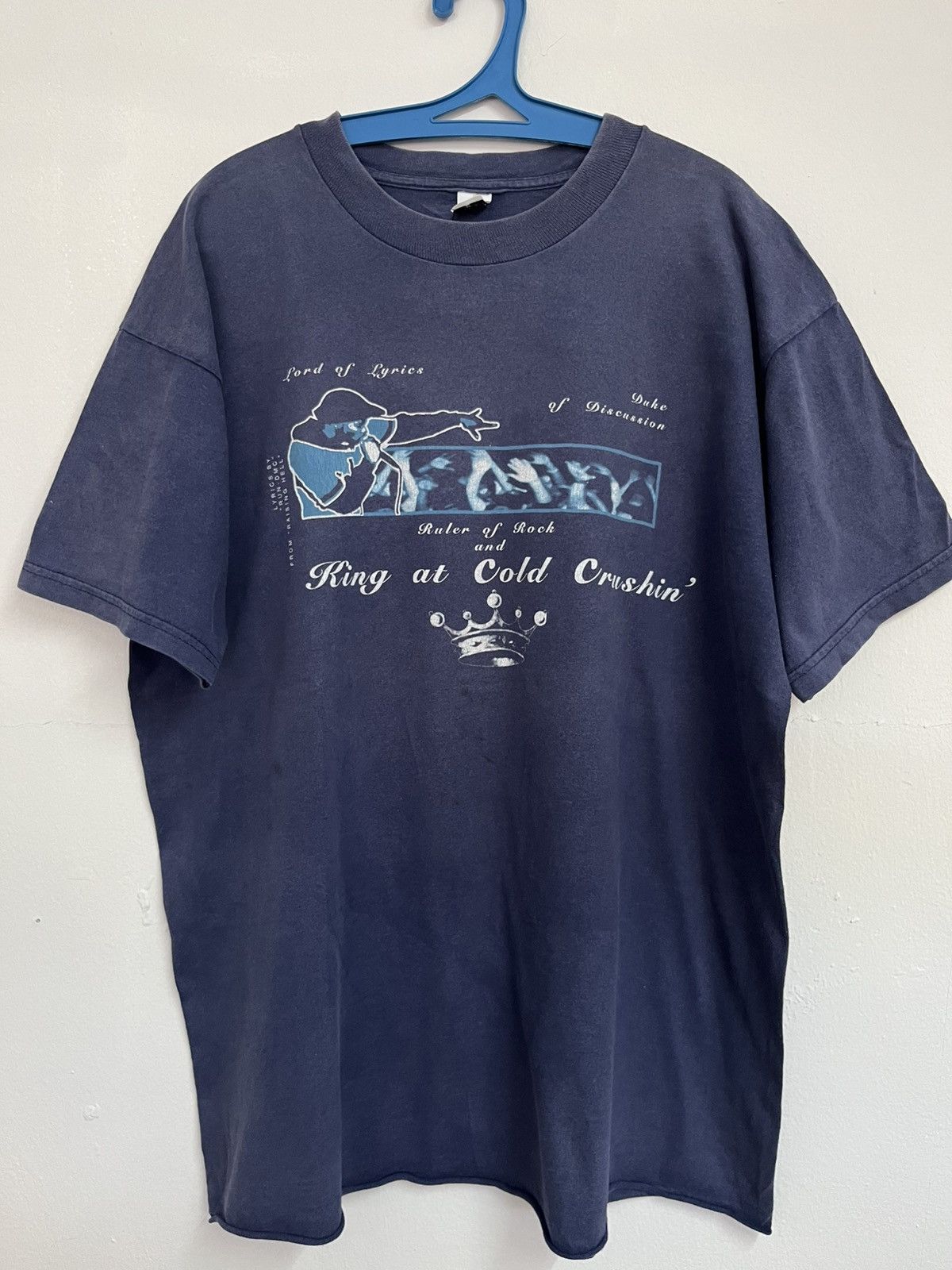 Rap Tees 🔥 Crazy Sunfaded Conart Style RUN DMC KING AT COLD CRUSHIN Size US XL / EU 56 / 4 - 2 Thumbnail
