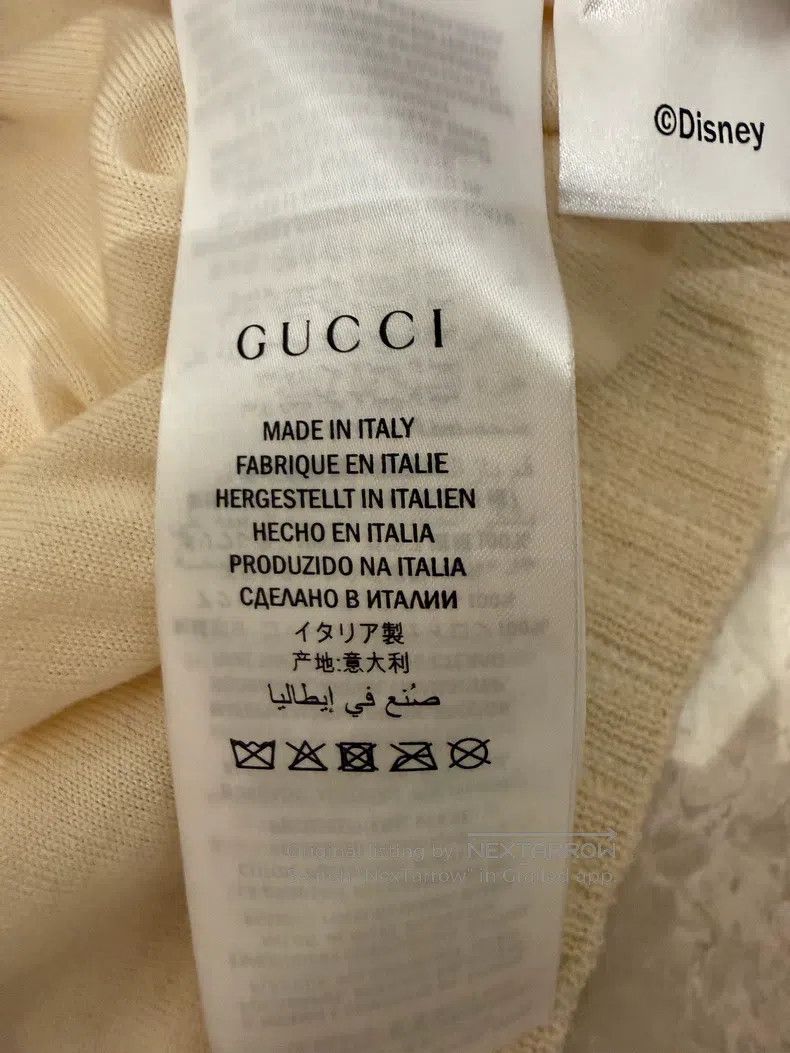 Gucci Gucci Beige Snow White sequin wool round-neck long-sleeved Size M / US 6-8 / IT 42-44 - 5 Thumbnail