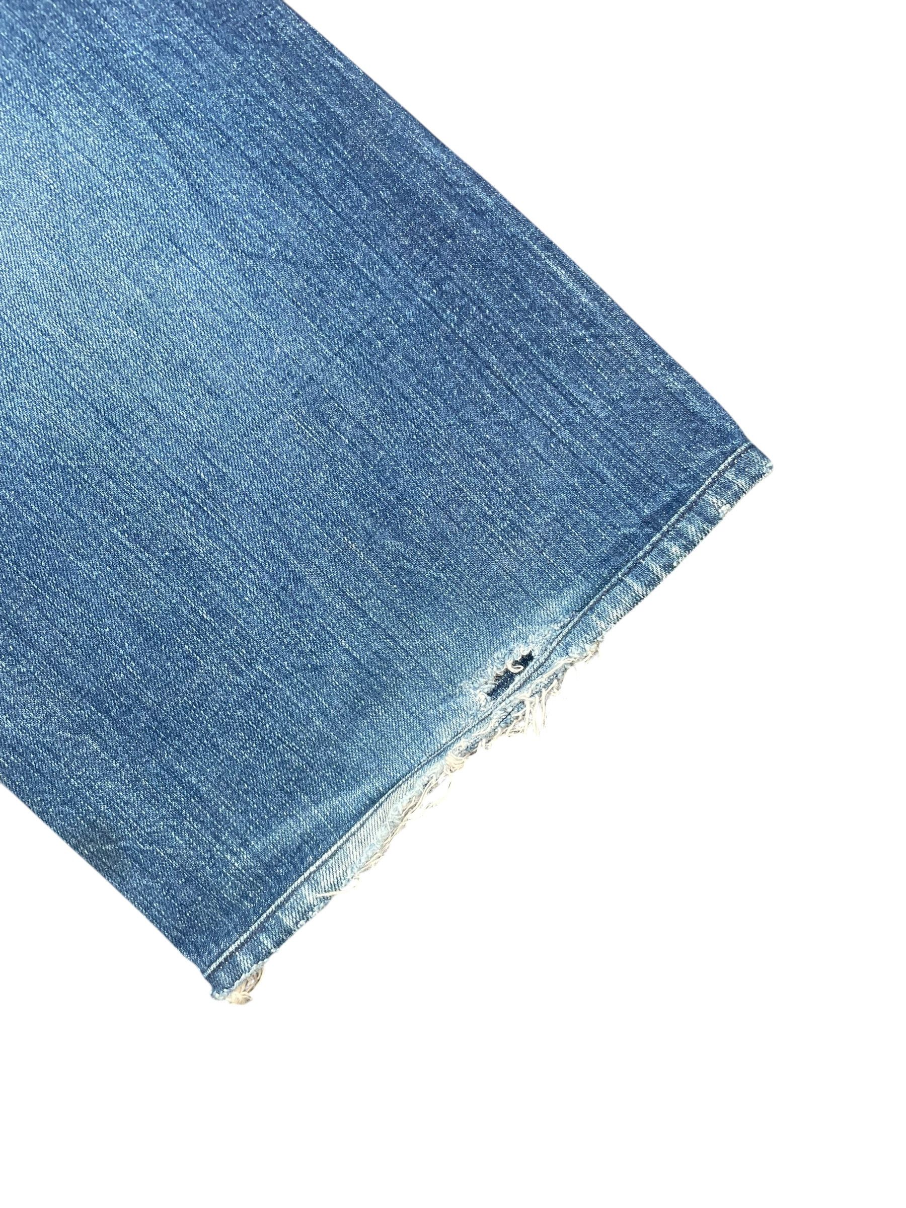 Earnest Sewn Earnest Sewn Flare Distresed Jeans Size US 35 - 7 Thumbnail