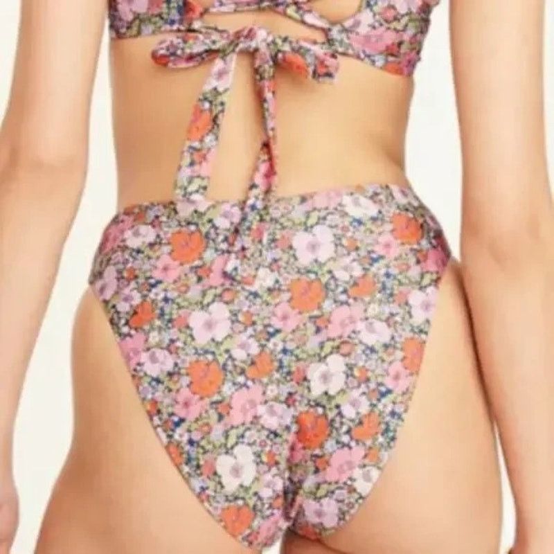 J.Crew NWT J.Crew high-rise cheeky bikini bottom Liberty Fabric 3X Size ONE SIZE - 2 Thumbnail