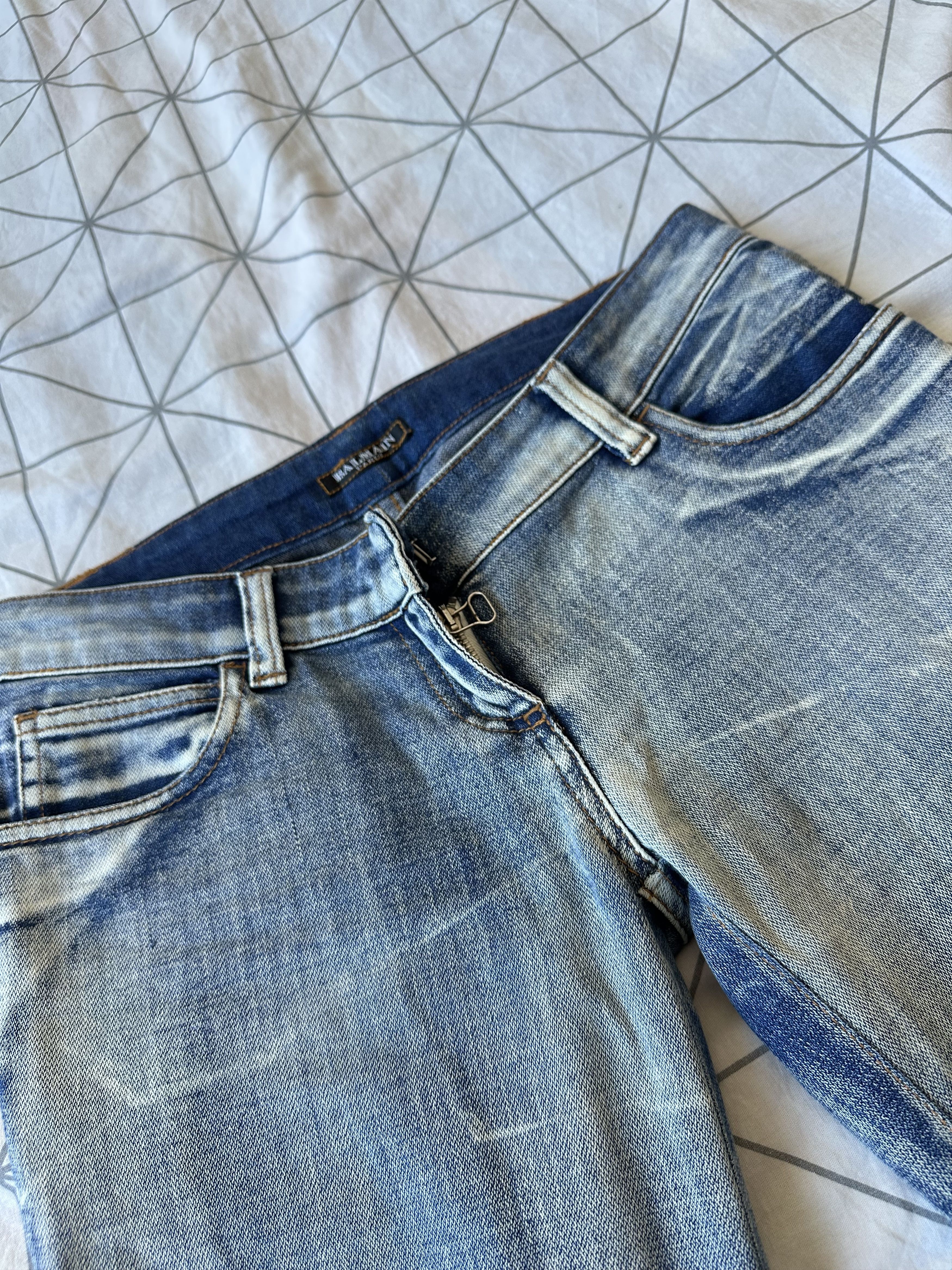 Balmain Balmain Distressed Washed Decarnin Era Denim Size US 30 / EU 46 - 6 Thumbnail
