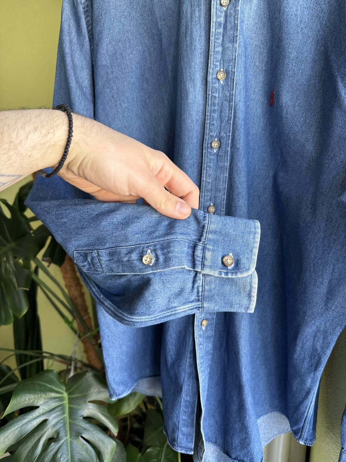 Polo Ralph Lauren Vintage 90s Polo Ralph Lauren Blaire Denim Shirt Button Up Size US XL / EU 56 / 4 - 8 Thumbnail