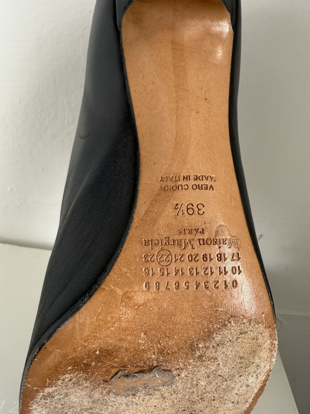Maison Margiela Maison Margiela Leather Tabi Stilleto Pumps Size US 9.5 / IT 39.5 - 8 Thumbnail