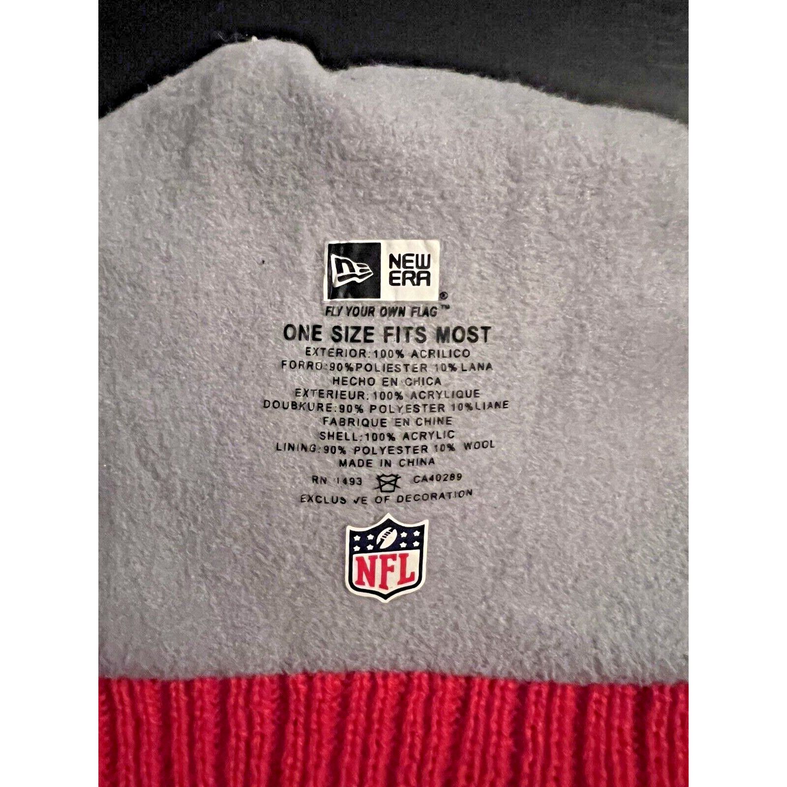 New Era Kansas City Chiefs New Era Hat Knit Team Cuffed Thermal Size ONE SIZE - 3 Thumbnail