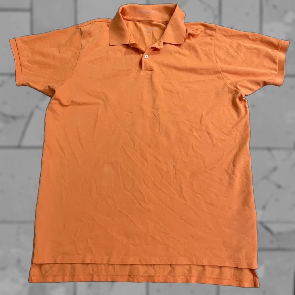 Vintage VINTAGE B Draddy Polo Shirt Mens Size L Orange Cotton USA Shirt Mens L Orange USA Size US L / EU 52-54 / 3 - 1 Thumbnail
