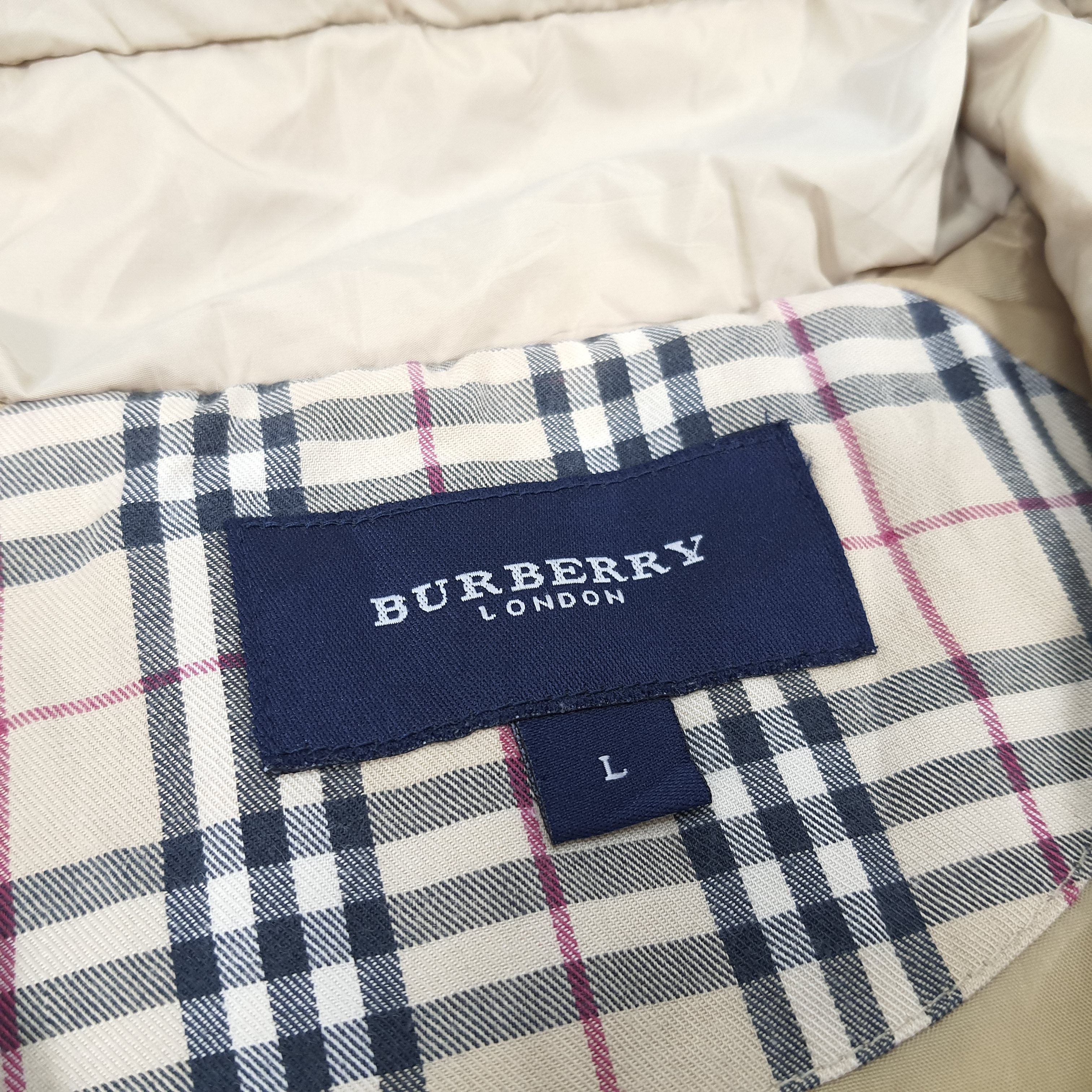 Burberry × Vintage Vintage Burberry London Spell Out Custom Logo Jacket Size US M / EU 48-50 / 2 - 6 Thumbnail