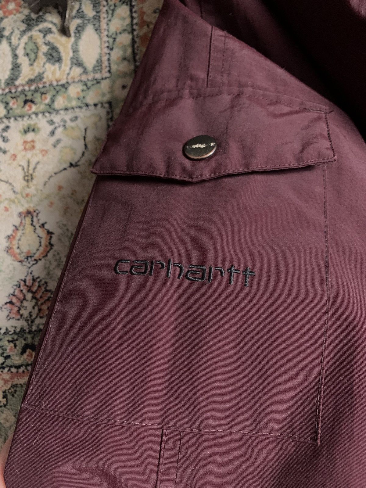 Carhartt × Carhartt Wip Carhartt Burgundy Parka jacket Size US M / EU 48-50 / 2 - 15 Thumbnail