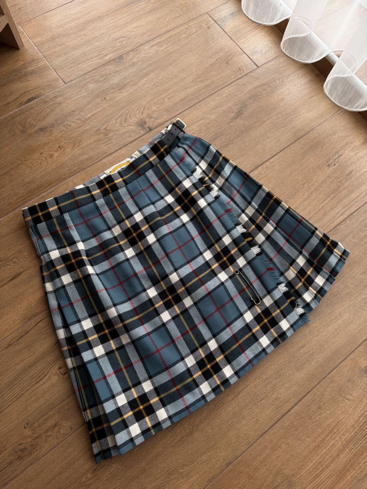 Pringle Of Scotland × Vintage Vintage James Pringle Weavers of Inverness Wool Tartan Kilt Size 30" / US 8 / IT 44 - 4 Thumbnail