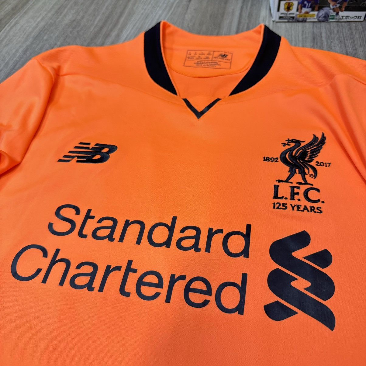 New Balance Liverpool 17/18 away shirt #14 Henderson Size US L / EU 52-54 / 3 - 3 Thumbnail