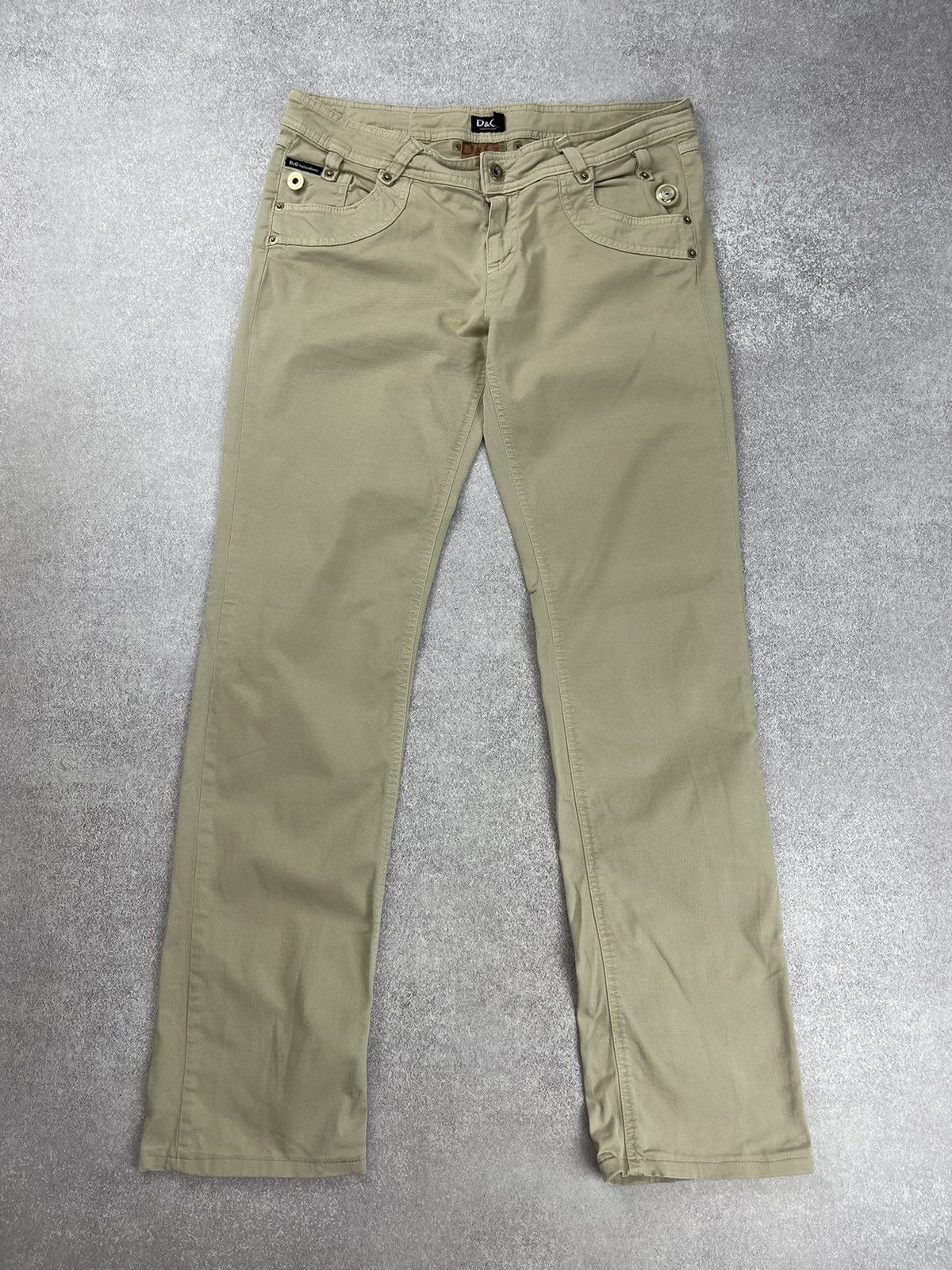 Dolce & Gabbana Vintage Dolce & Gabbana Cotton Trousers Pants Size 29 Size 29" - 1 Thumbnail