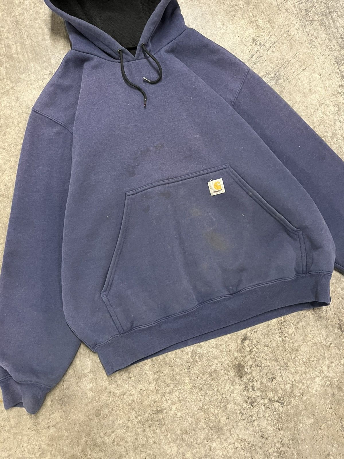 Carhartt × Vintage Carhartt vintage thermal lined hoodie thrashed skater hype Size US XL / EU 56 / 4 - 4 Thumbnail