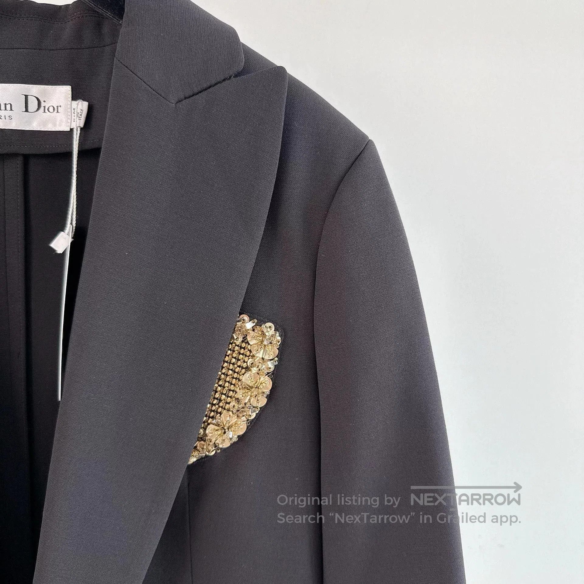 Dior Dior Black Shield Blazer Jacket. Size US M / EU 48-50 / 2 - 7 Thumbnail