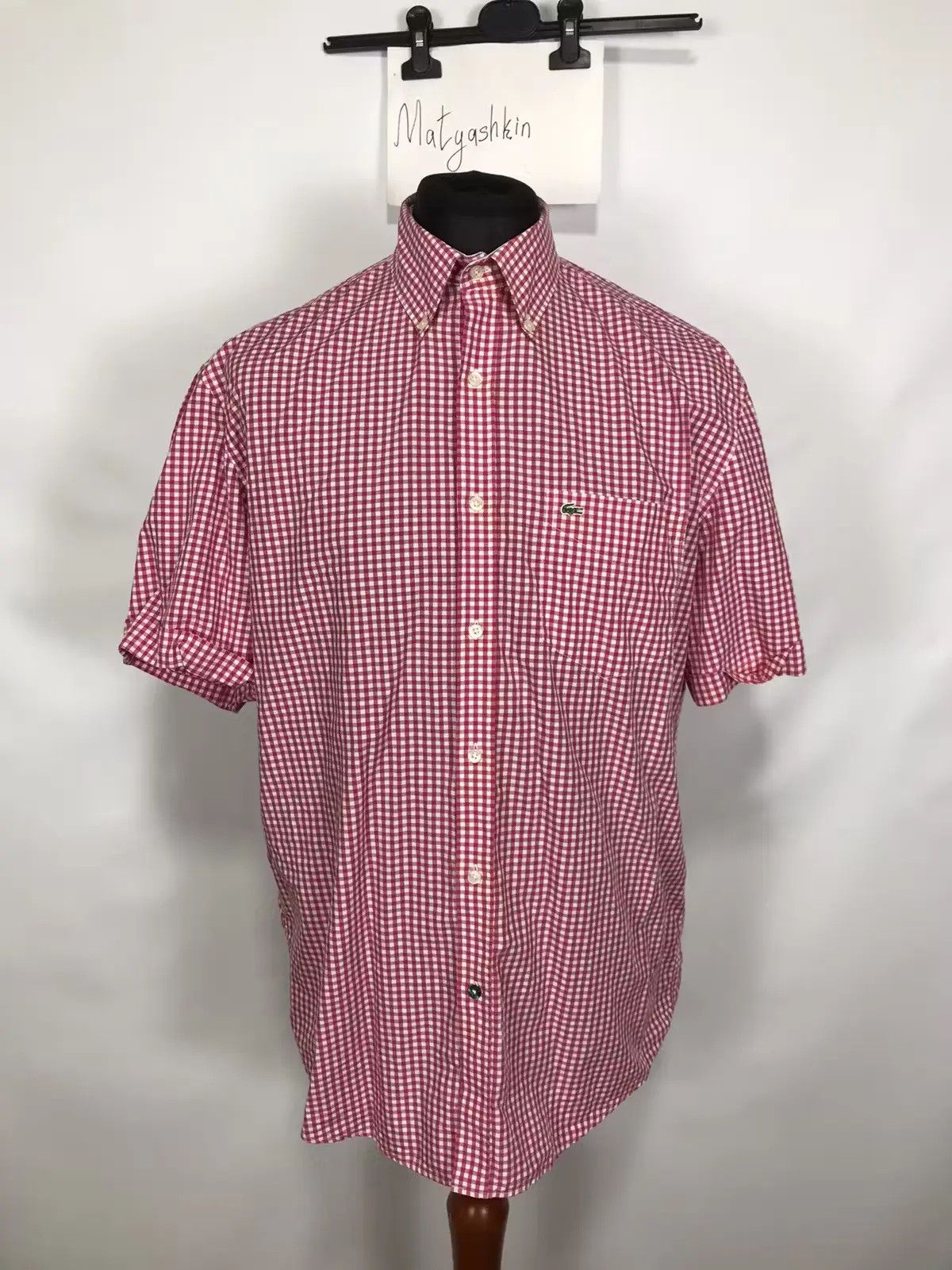 Lacoste Vintage Lacoste short sleeve shirt size 42 Size US M / EU 48-50 / 2 - 1 Thumbnail