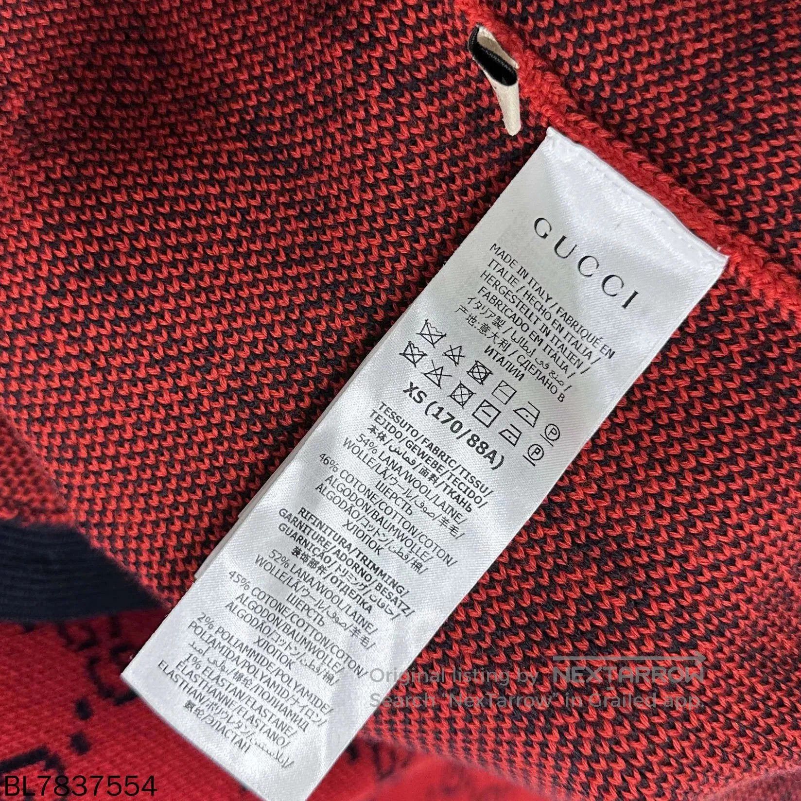 Gucci Gucci Red Full. Size XS / US 0-2 / IT 36-38 - 5 Thumbnail