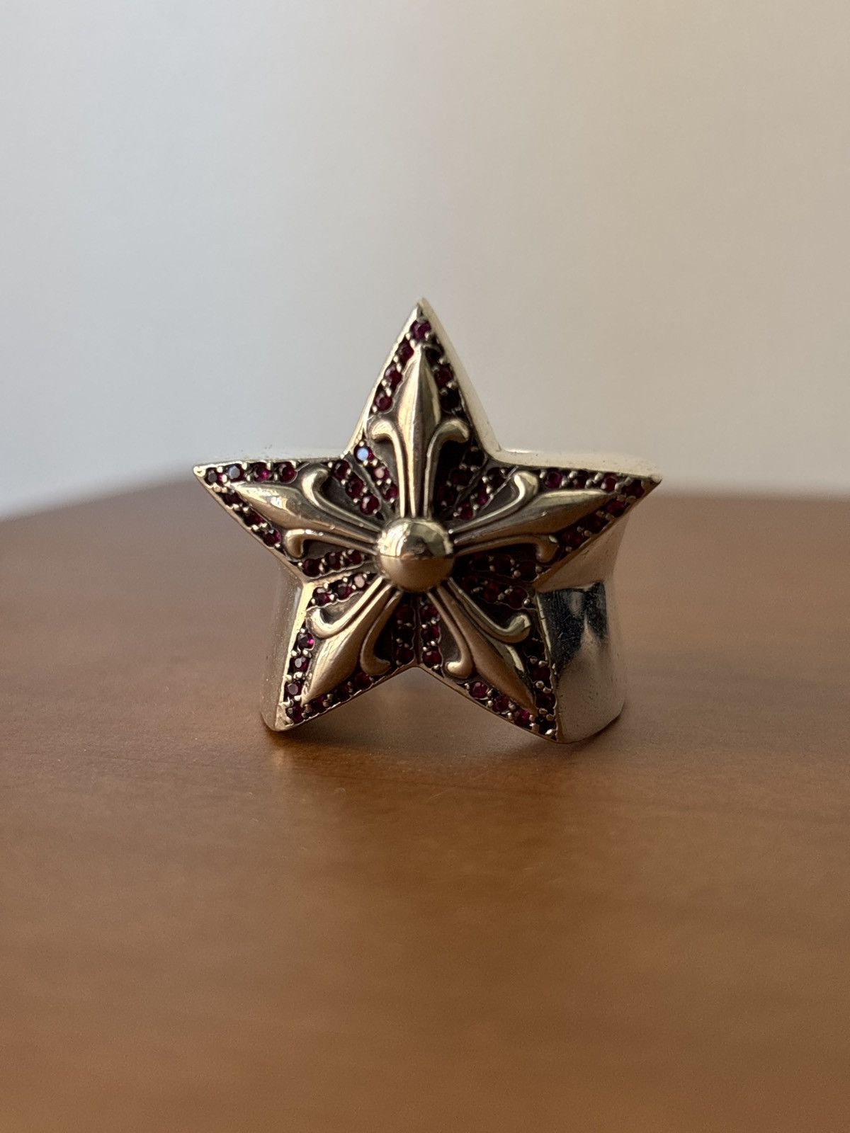 Chrome Hearts Chrome Hearts ruby pave star ring Size ONE SIZE - 10 Thumbnail