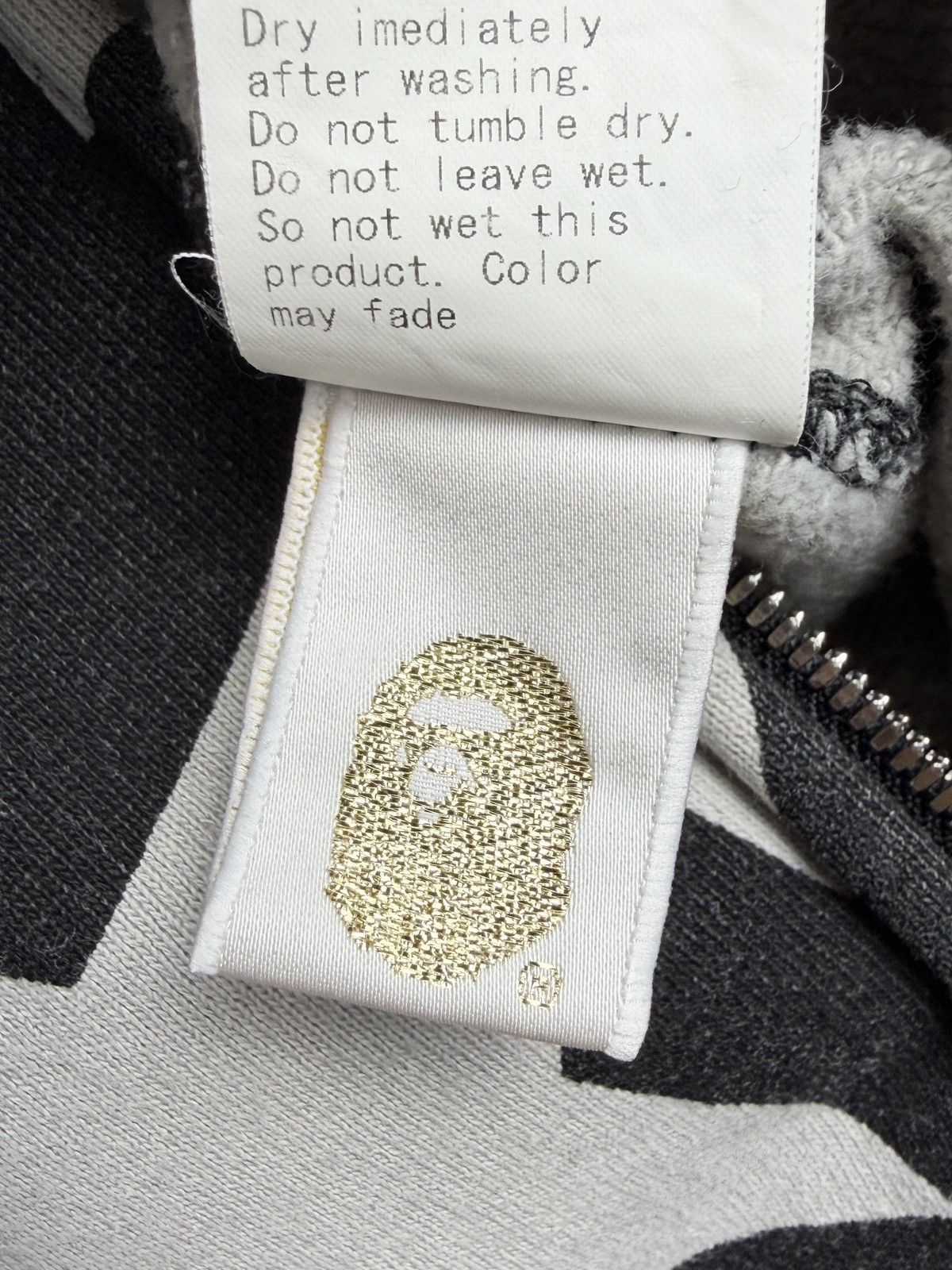 Bape Bape Vintage Bapesta Star Full Zip Hoodie A Bathing Ape Size US M / EU 48-50 / 2 - 13 Thumbnail