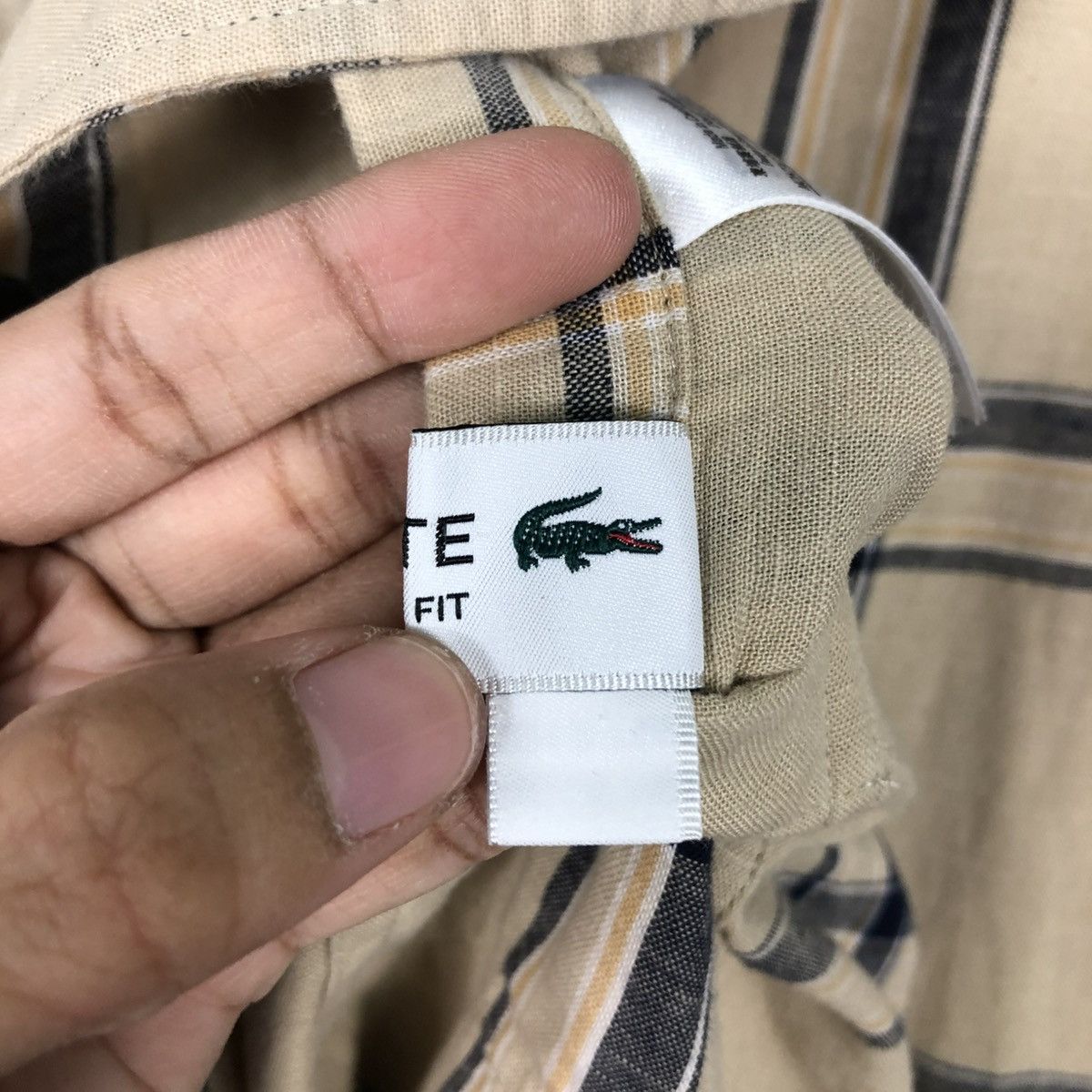 Japanese Brand 🔥VINTAGE REVERSIBLE FLANNEL JACKET LACOSTE TARTAN DESIGN Size US M / EU 48-50 / 2 - 20 Thumbnail