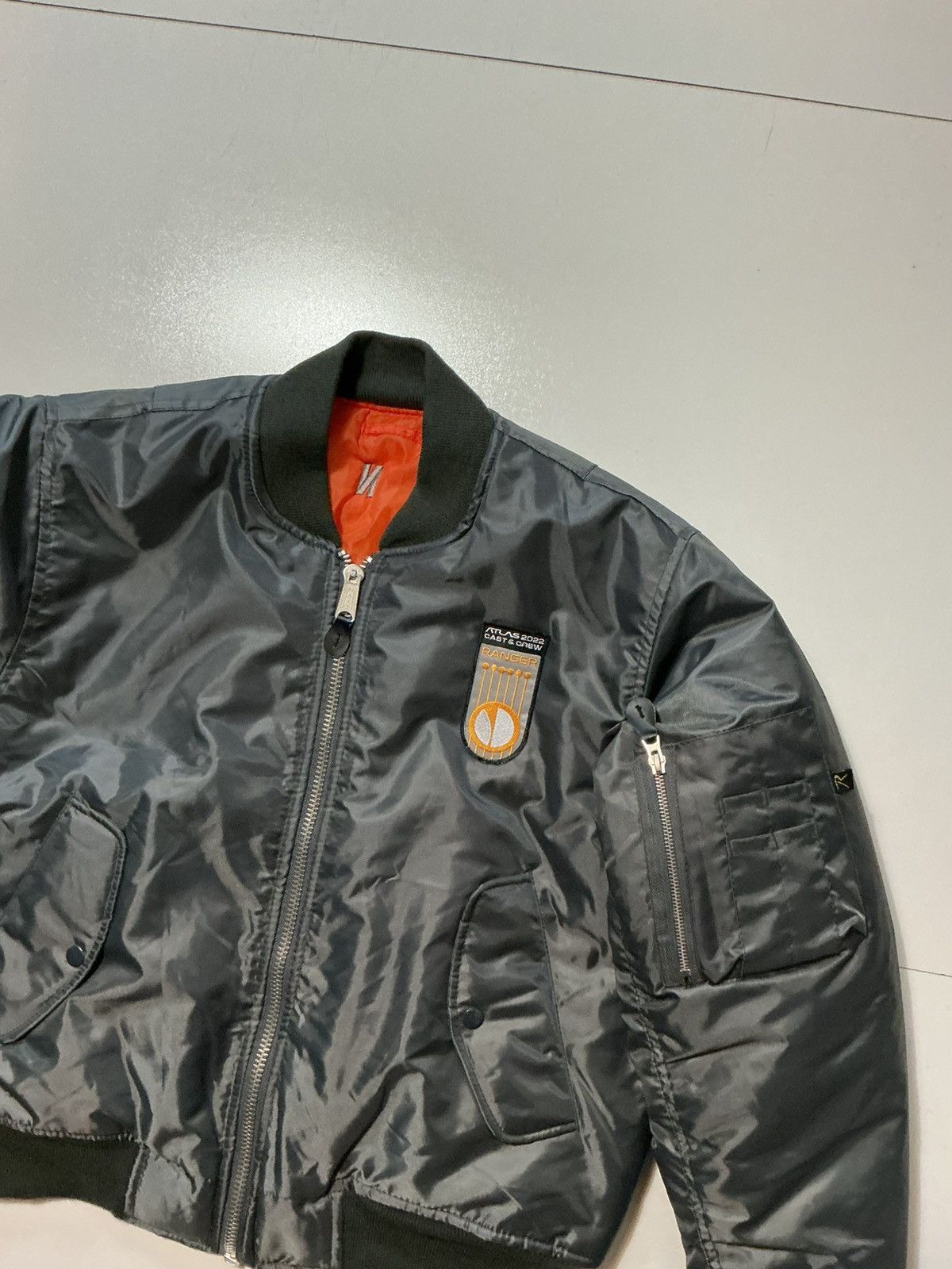 Rothco Netflix Atlas 2022 Ranger Cast & Crew Sci Fi Bomber Jacket Size US S / EU 44-46 / 1 - 6 Thumbnail