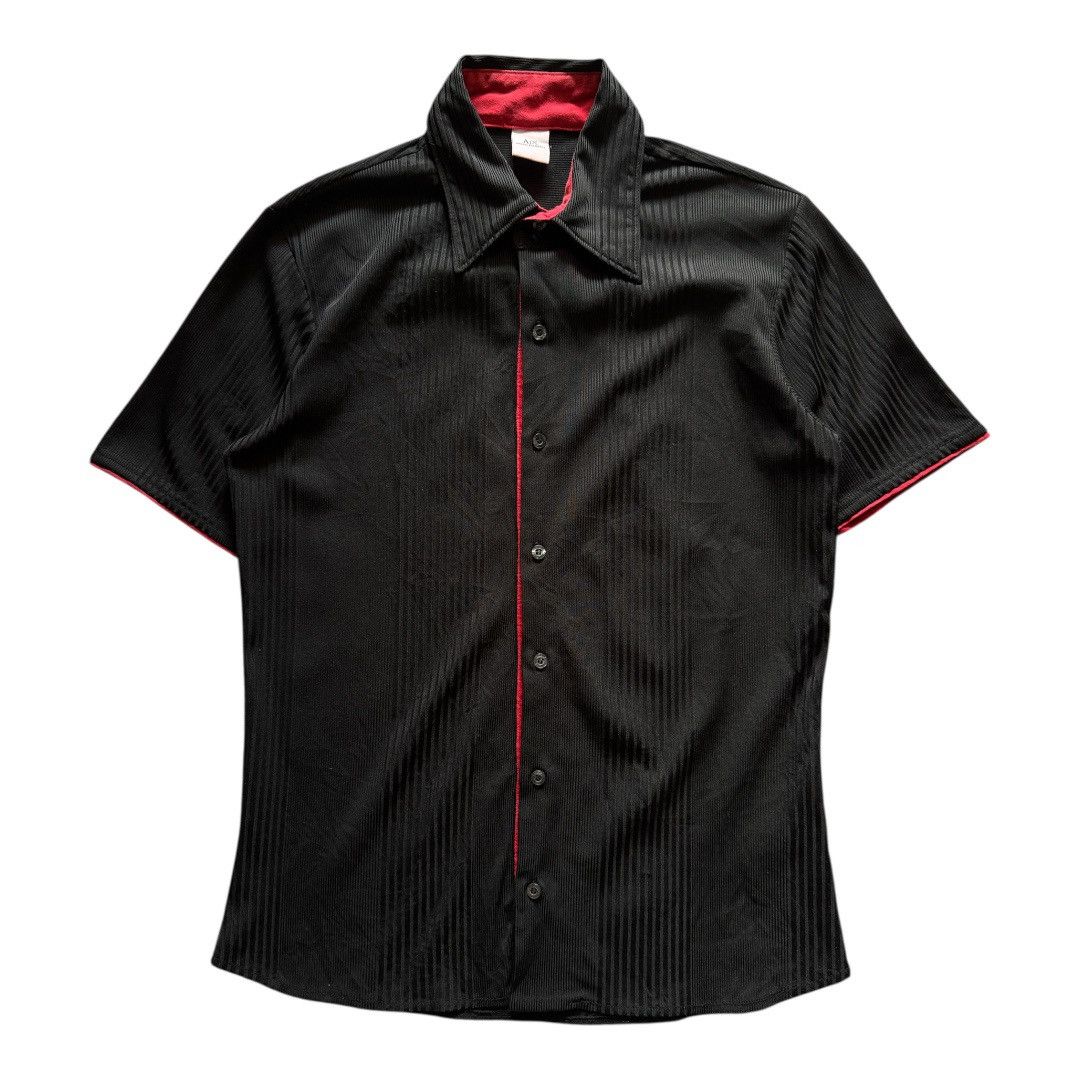 Armani Armani Exchange Dagger Collar Tonal Stripes Shirt Size US M / EU 48-50 / 2 - 1 Thumbnail