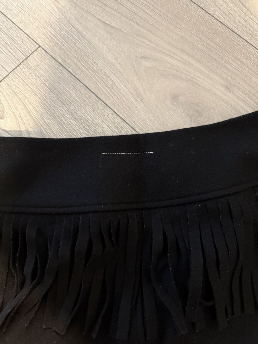 Maison Margiela MM6 Maison Margiela Wool Black Skirt Size 30" / US 8 / IT 44 - 4 Thumbnail