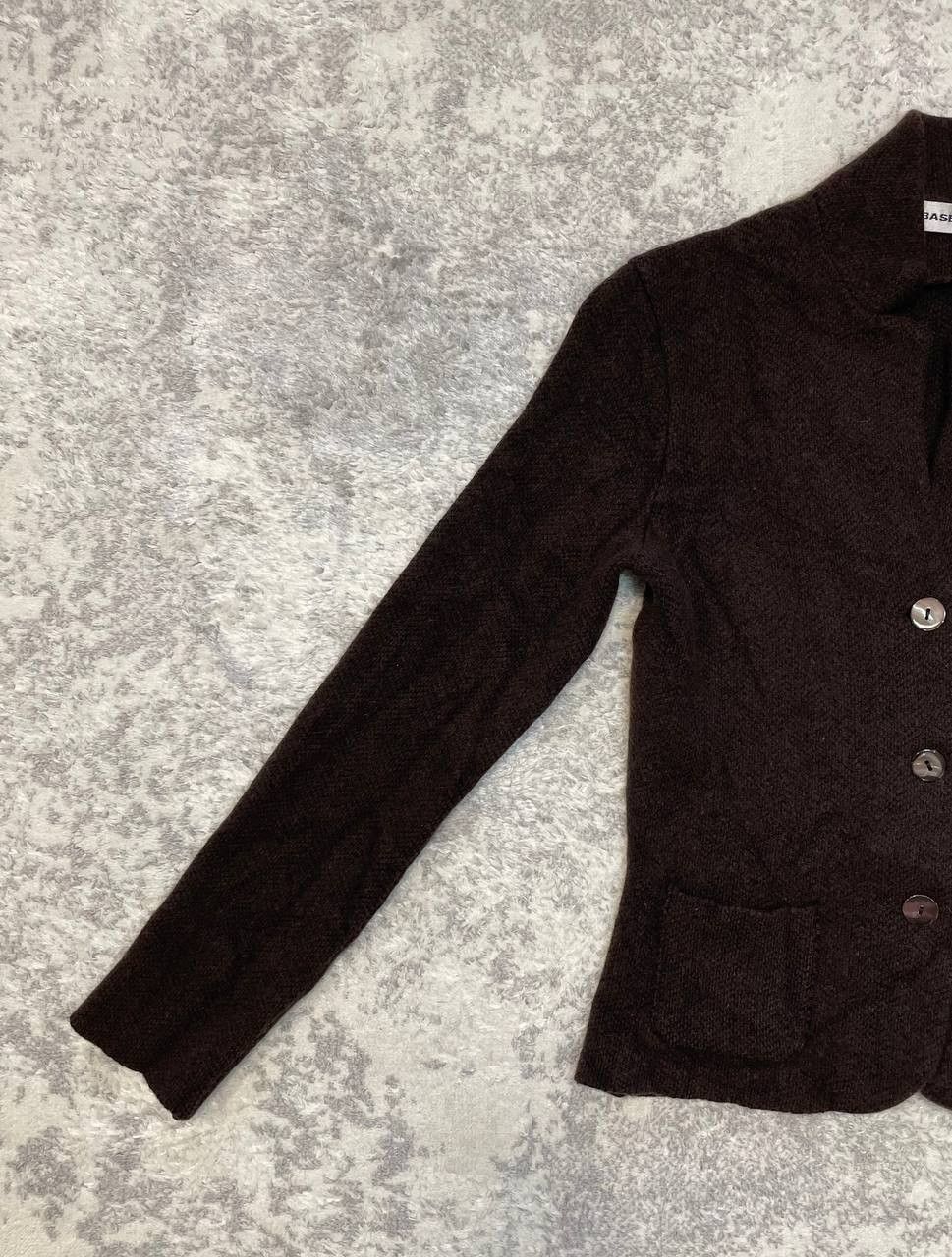 Vintage Italian Merino Wool & Cashmere Knit Blazer Jacket
