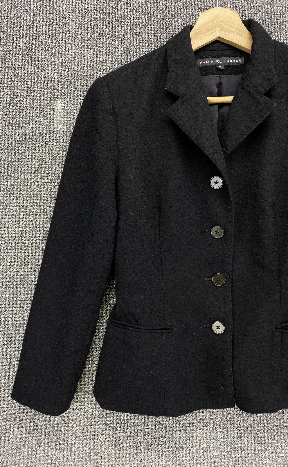 Polo Ralph Lauren Vintage RL Ralph Lauren Wool Coat Jacket Size S / US 4 / IT 40 - 3 Thumbnail