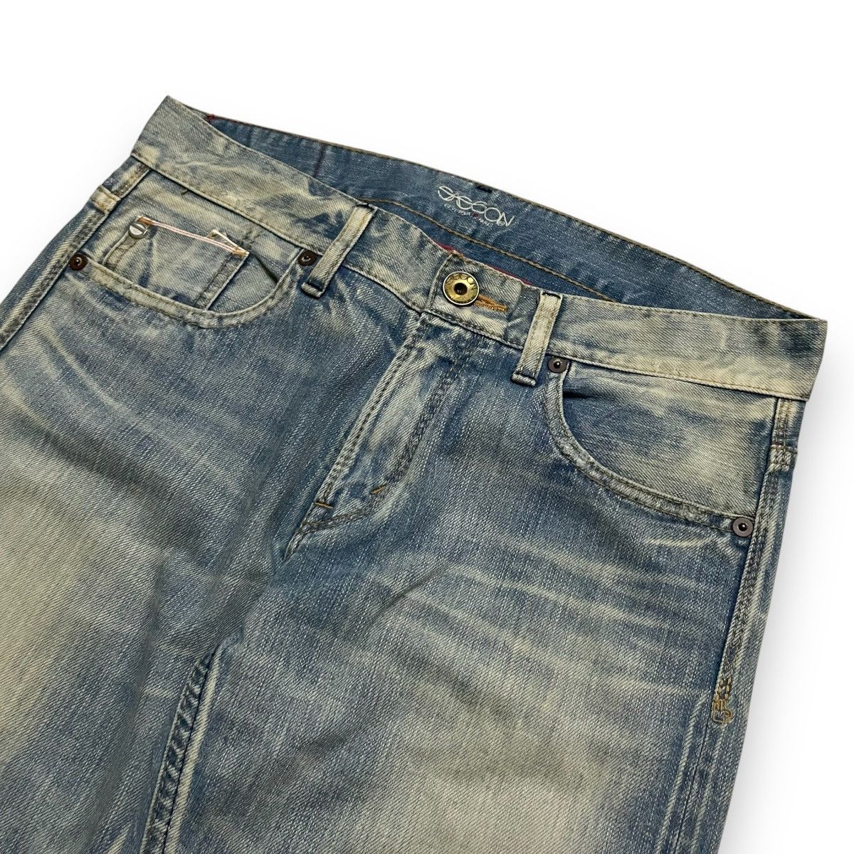 Japanese Brand ORIGINAL NEW YORK PARIS SELVEDGE JEANS DENIM Size US 30 / EU 46 - 3 Thumbnail