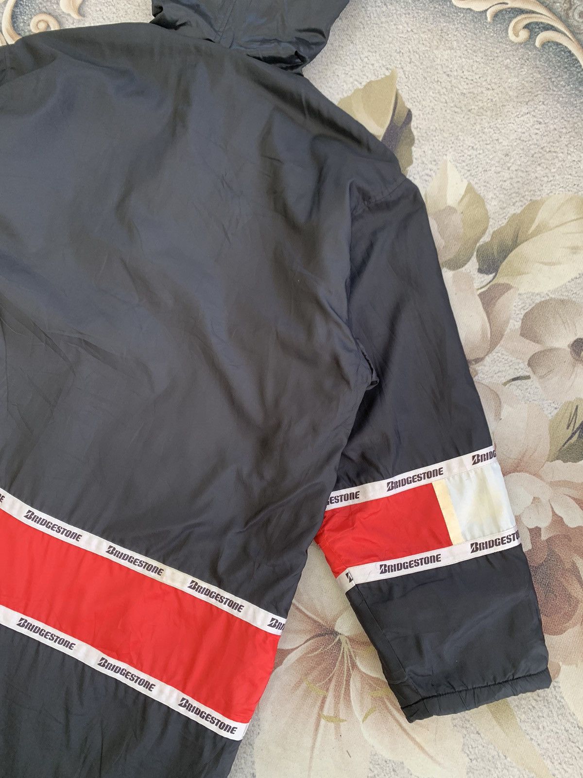 Japanese Brand Bridgestone Motorsport Long Jacket Hooded Size US L / EU 52-54 / 3 - 10 Thumbnail