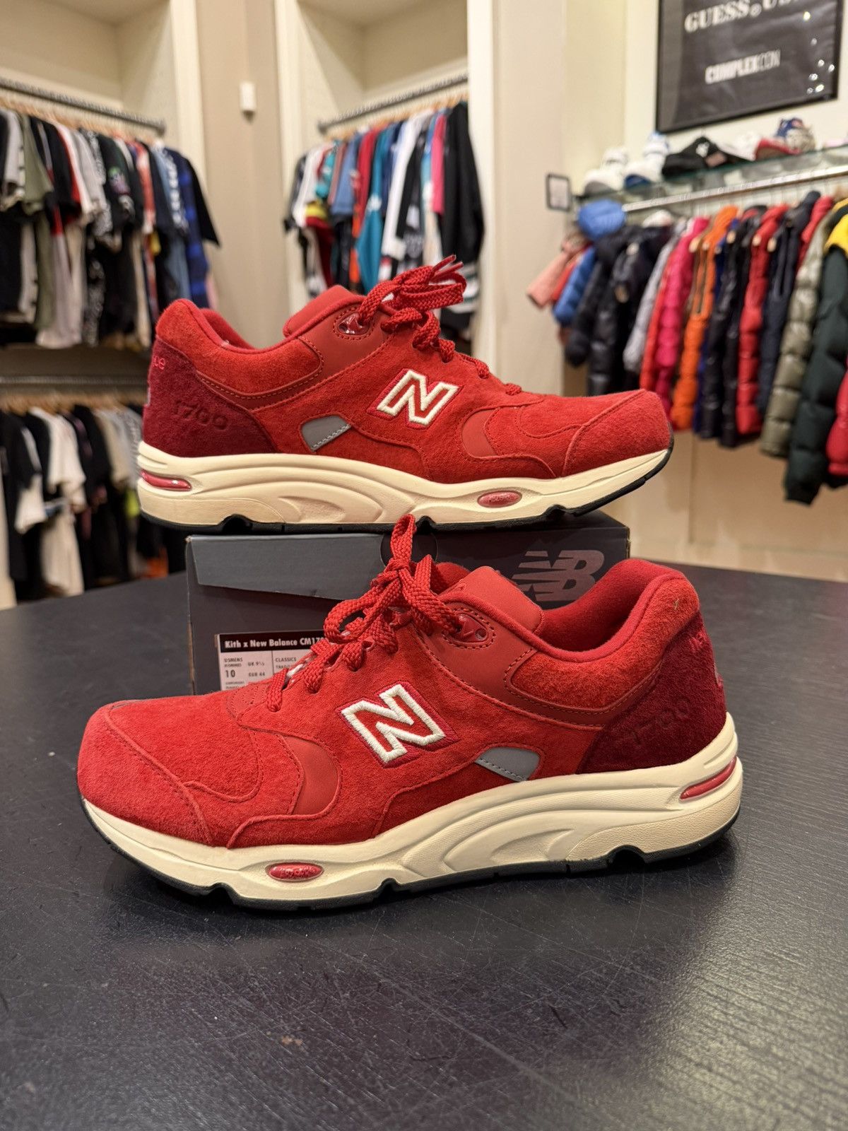 Kith × New Balance New Balance X Kith 1700 ‘Kith Toronto Rococco Red’ Size US 10 / EU 43 - 1 Thumbnail