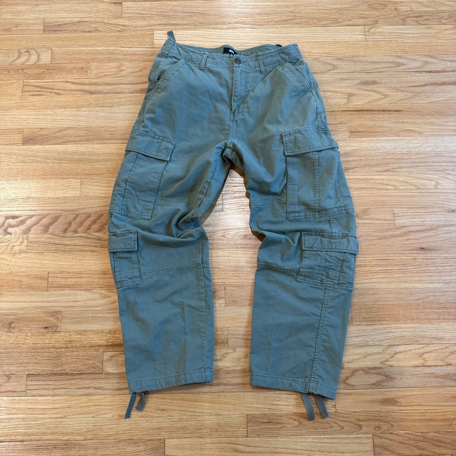 Stussy Stussy Dyed Nylon Surplus Cargo Pants | Grailed