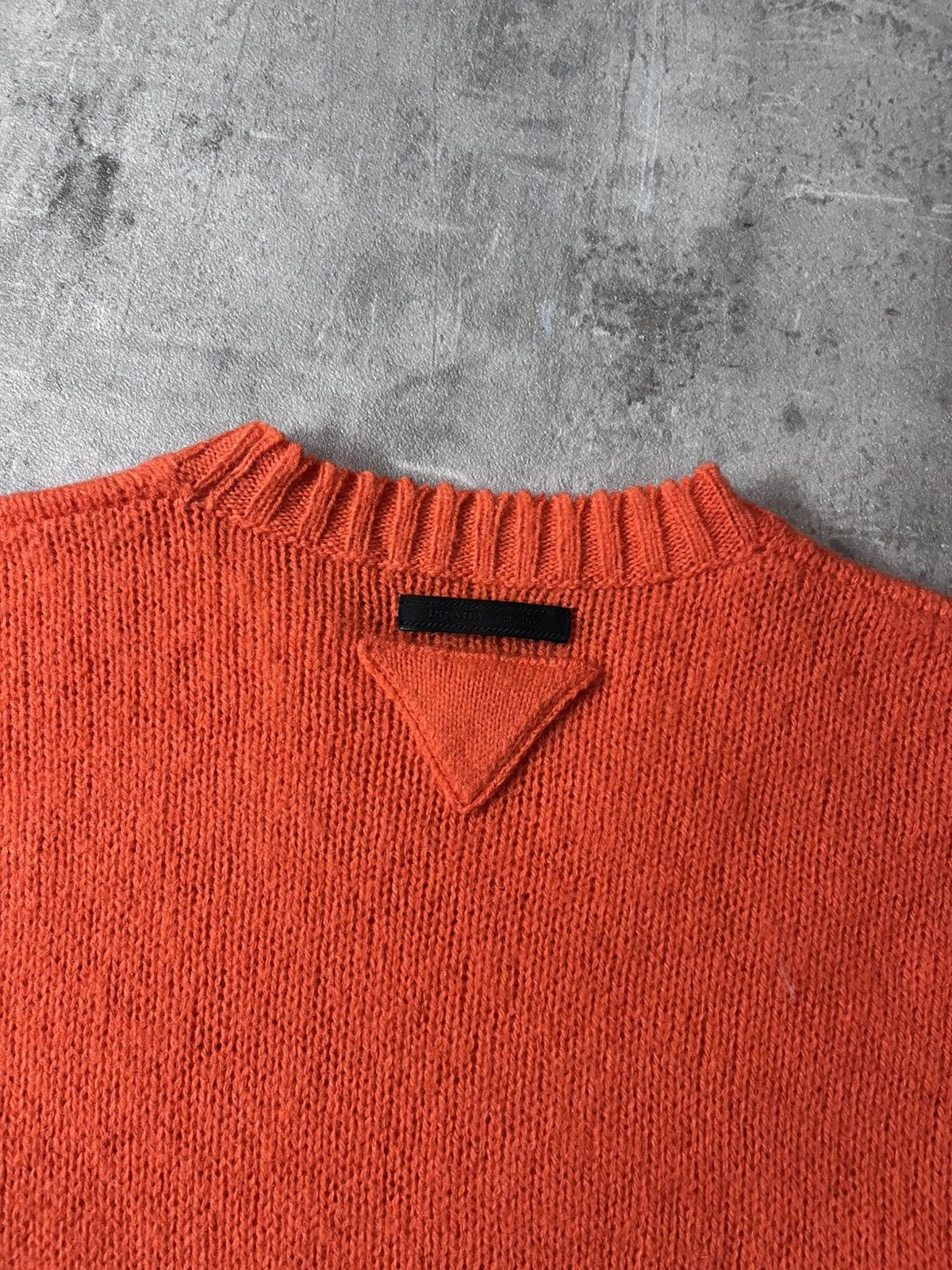 Prada Prada A/W 2018 Dinosaur wool orange sweater Size US M / EU 48-50 / 2 - 6 Thumbnail