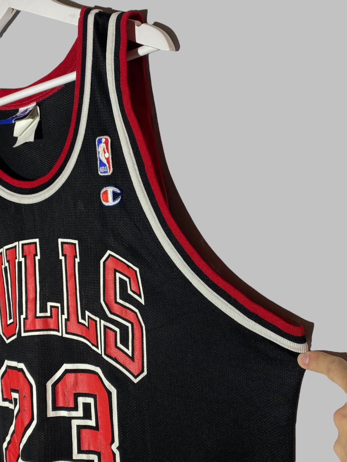Champion Vintage 90s Champion NBA #23 Jordan Chicago Bulls Jersey USA Size US XXL / EU 58 / 5 - 11 Thumbnail