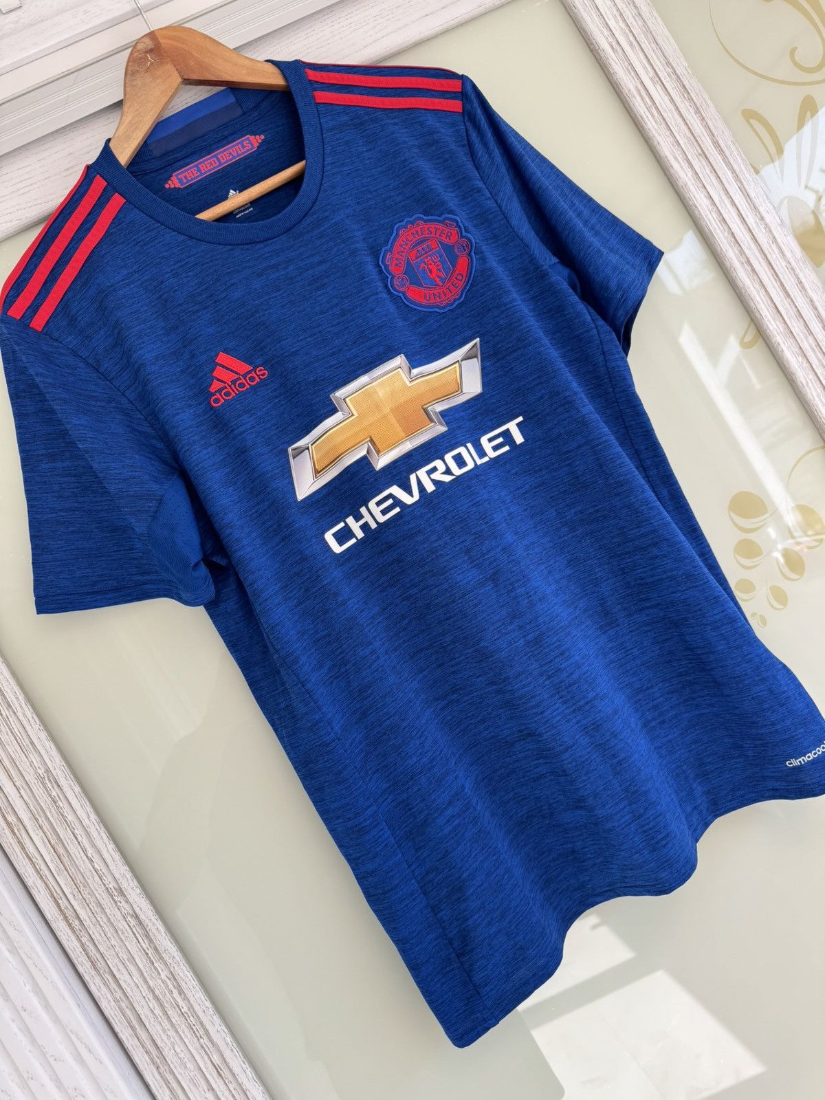 Adidas Manchester United 2016-2017 Away Soccer Jersey Football Kit Size US M / EU 48-50 / 2 - 4 Thumbnail